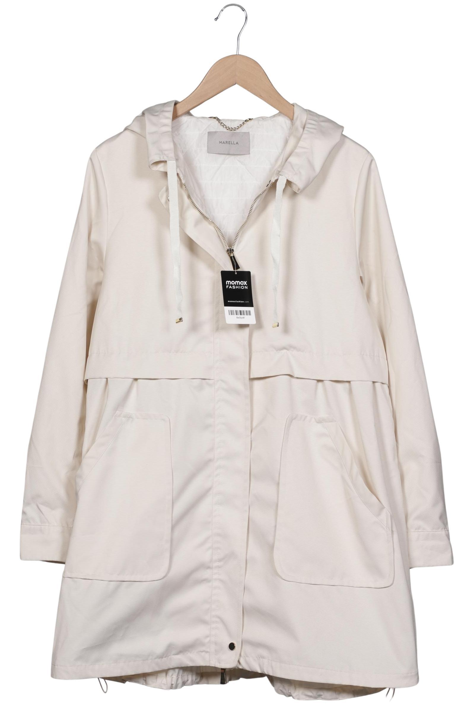 

Marella Damen Mantel, cremeweiß, Gr. 42