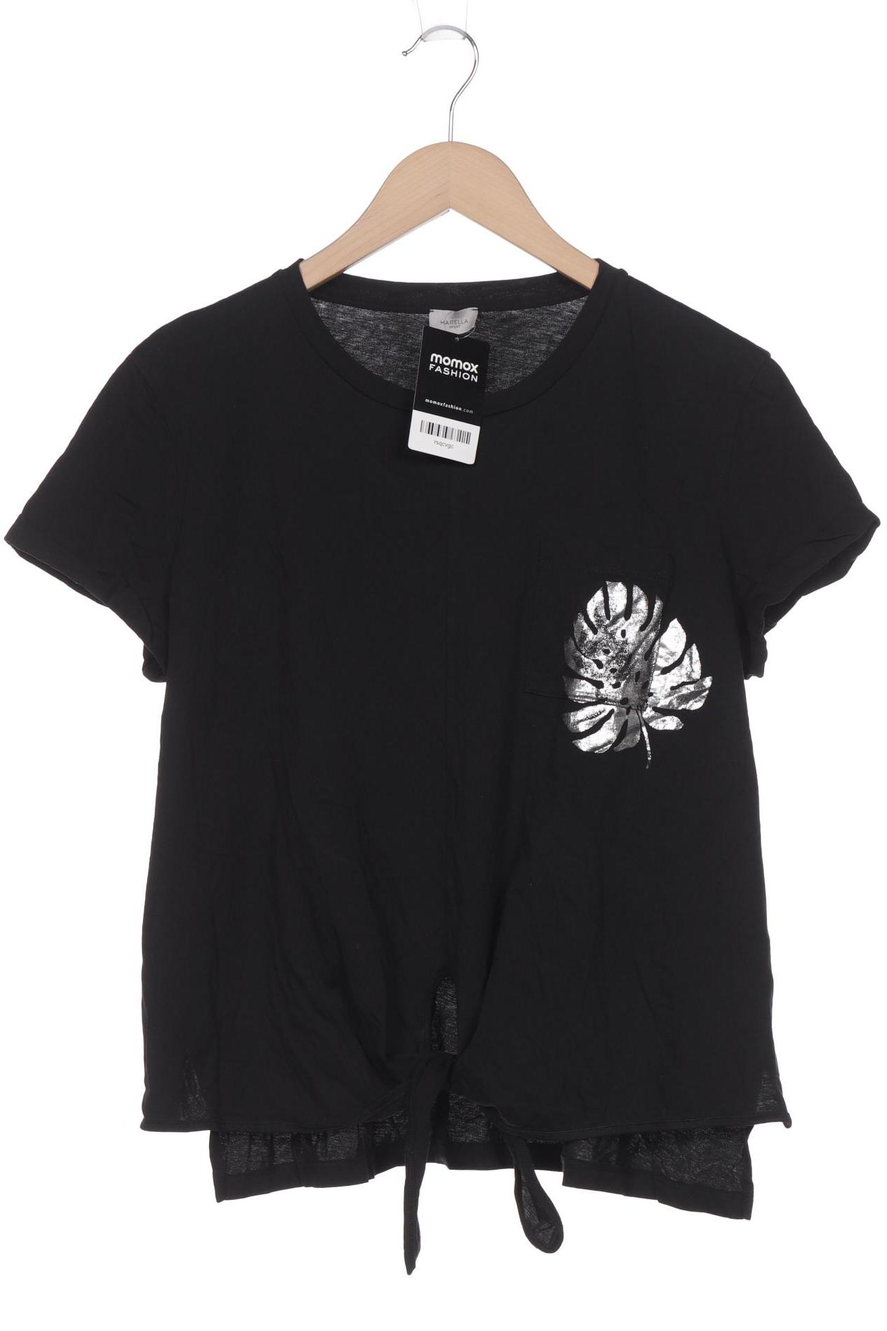 

Marella Damen T-Shirt, schwarz, Gr. 42