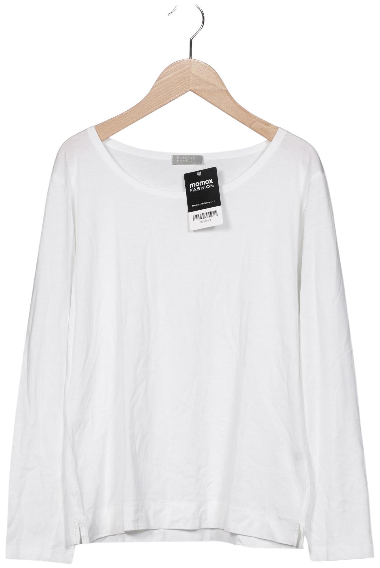 

Margaret Howell Damen Langarmshirt, weiß, Gr. 10
