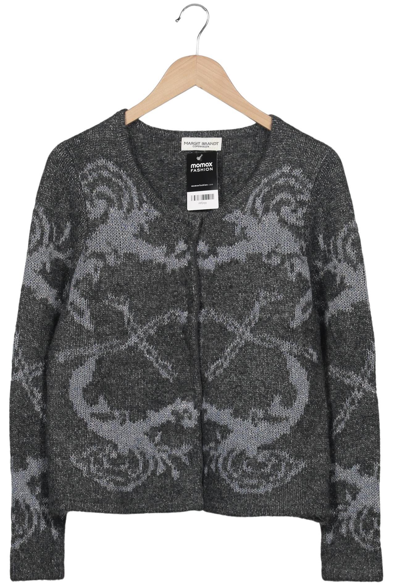 

Margit Brandt Damen Strickjacke, grau, Gr. 42