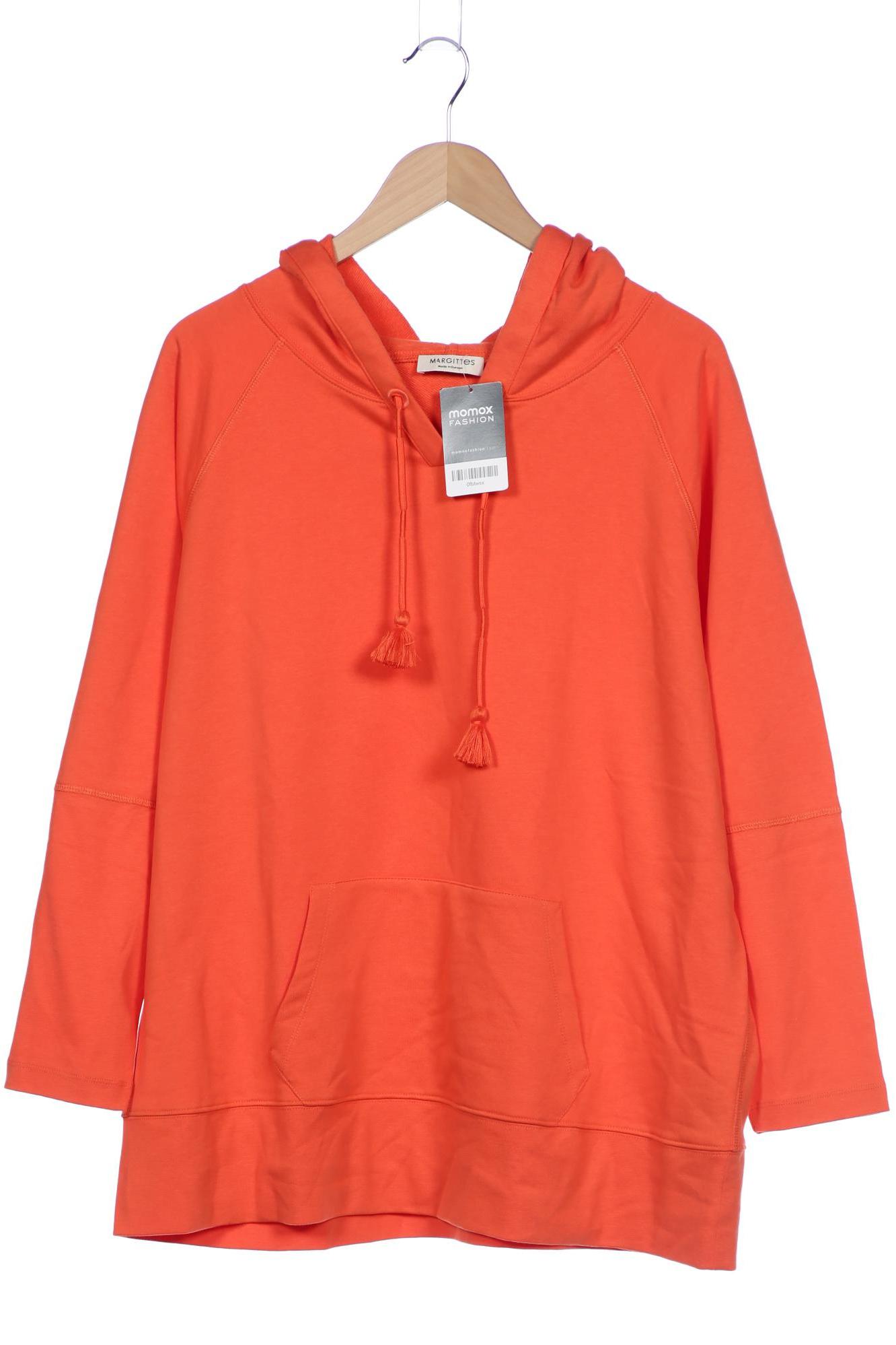 

Margittes Damen Kapuzenpullover, orange, Gr. 48
