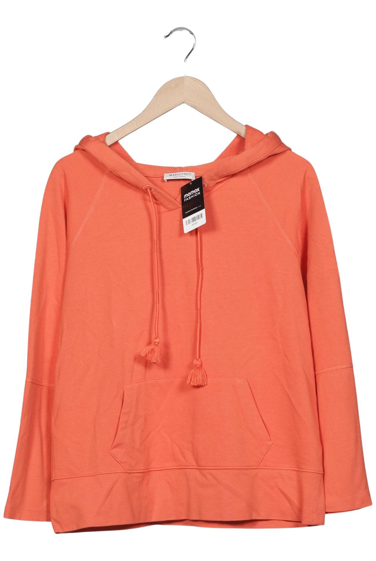 

Margittes Damen Kapuzenpullover, orange, Gr. 42