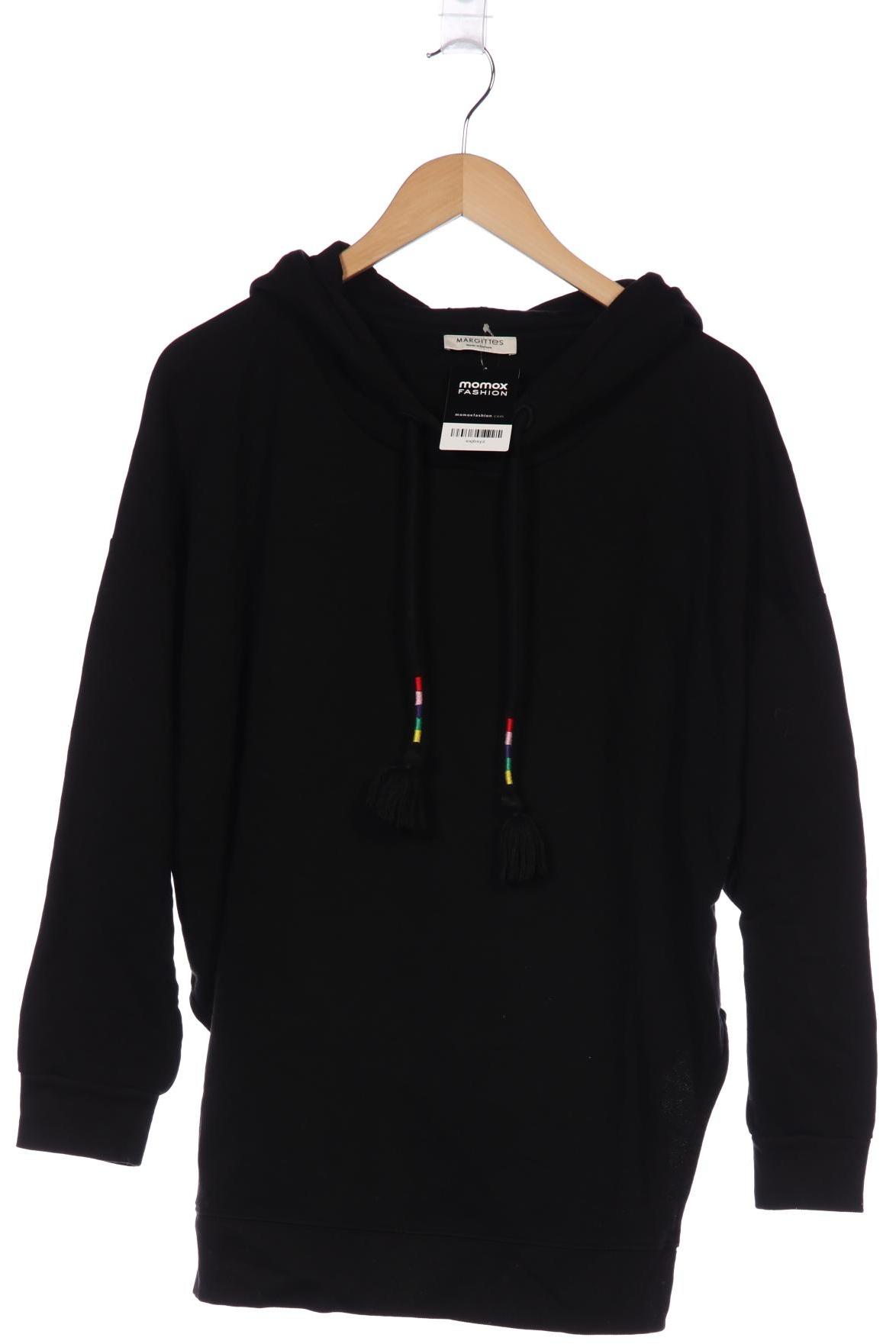 

Margittes Damen Kapuzenpullover, schwarz, Gr. 42