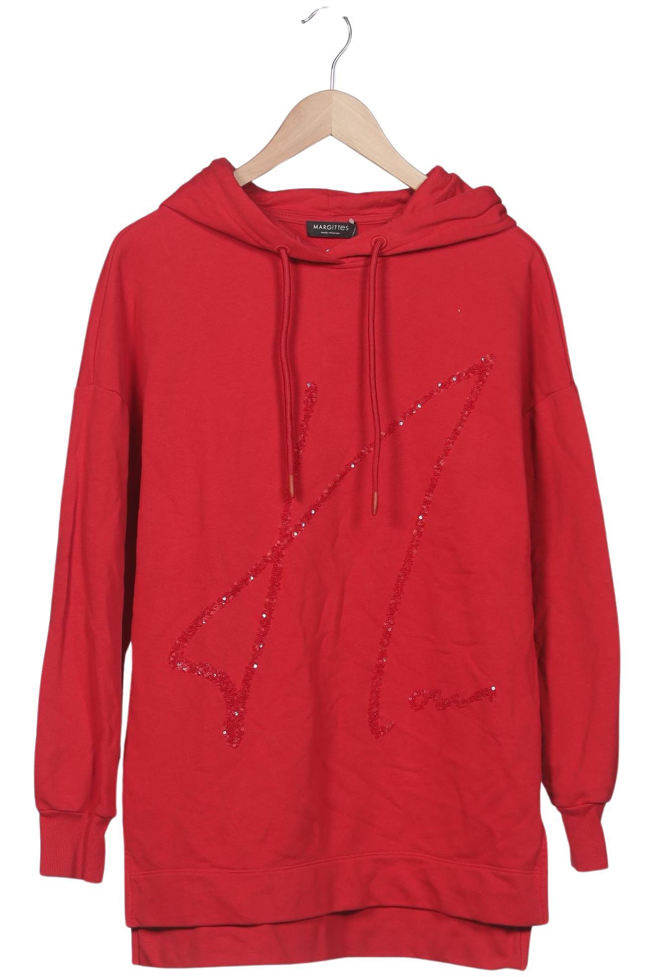 

Margittes Damen Kapuzenpullover, rot, Gr. 34