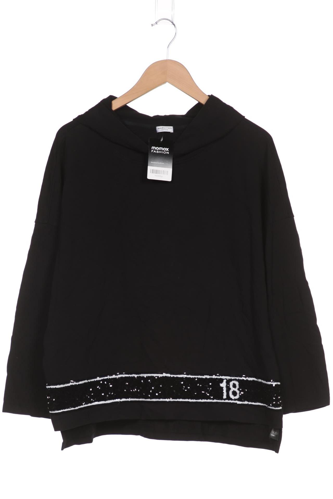 

Margittes Damen Kapuzenpullover, schwarz, Gr. 42