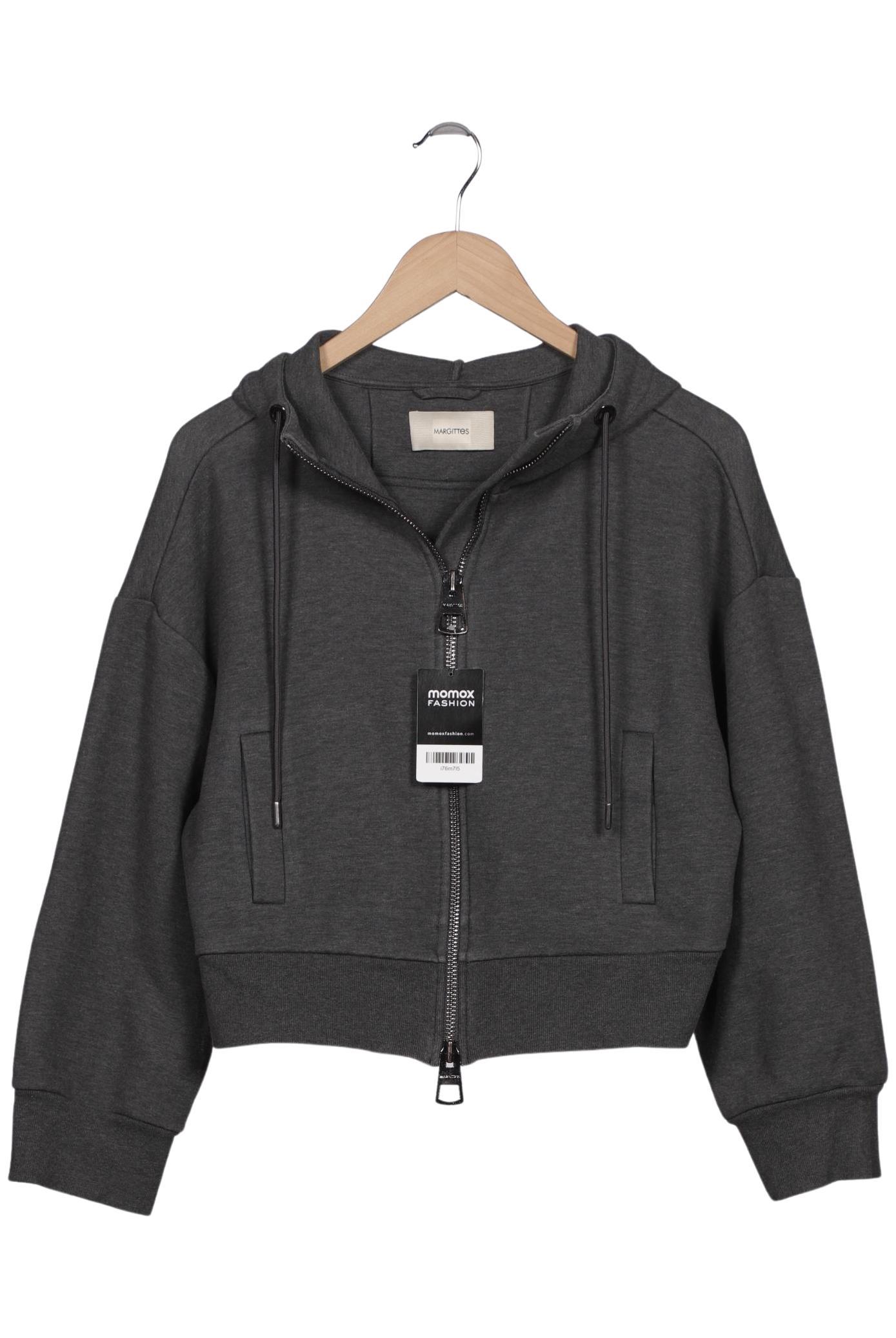 

Margittes Damen Kapuzenpullover, grau, Gr. 38
