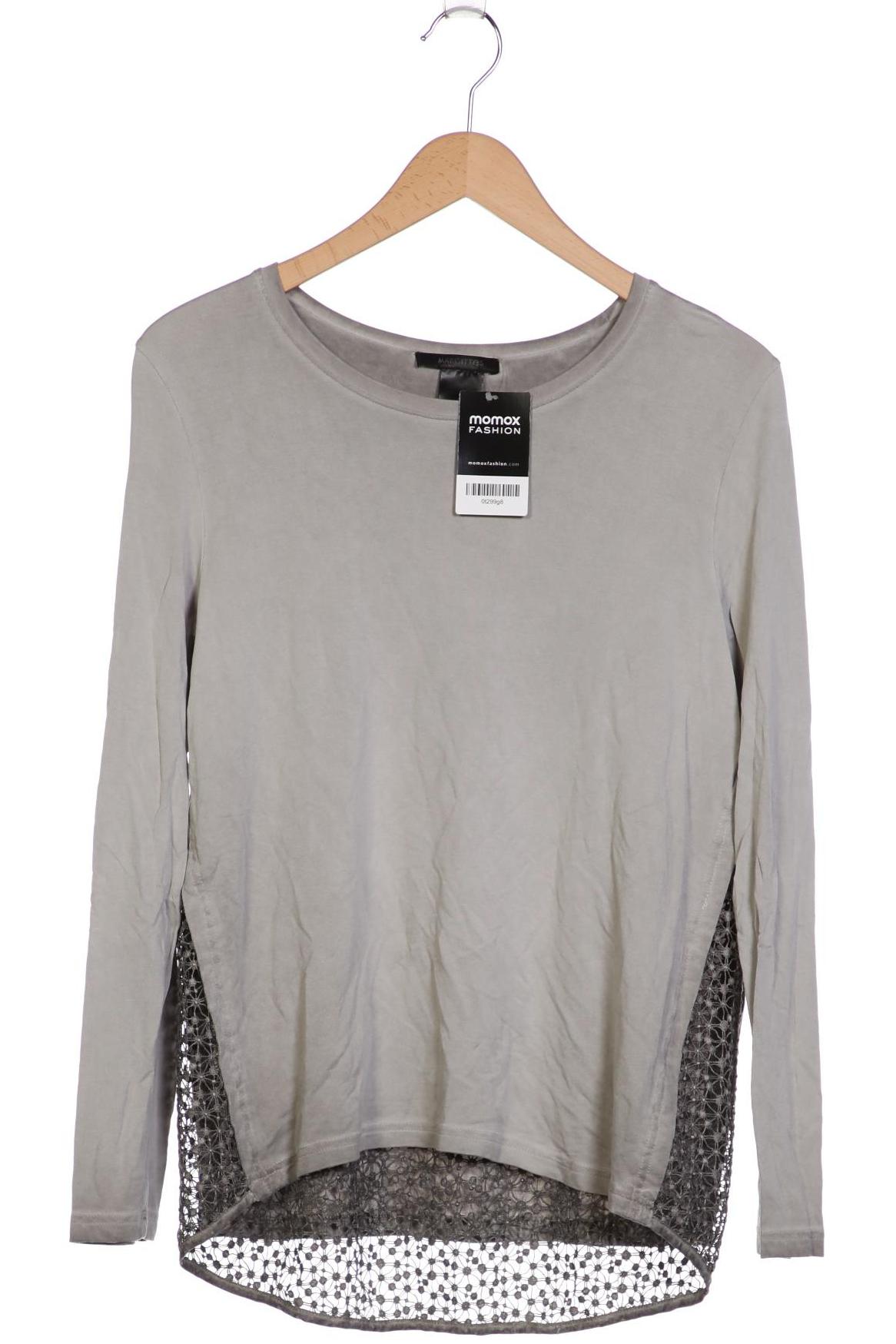 

Margittes Damen Langarmshirt, grau, Gr. 36