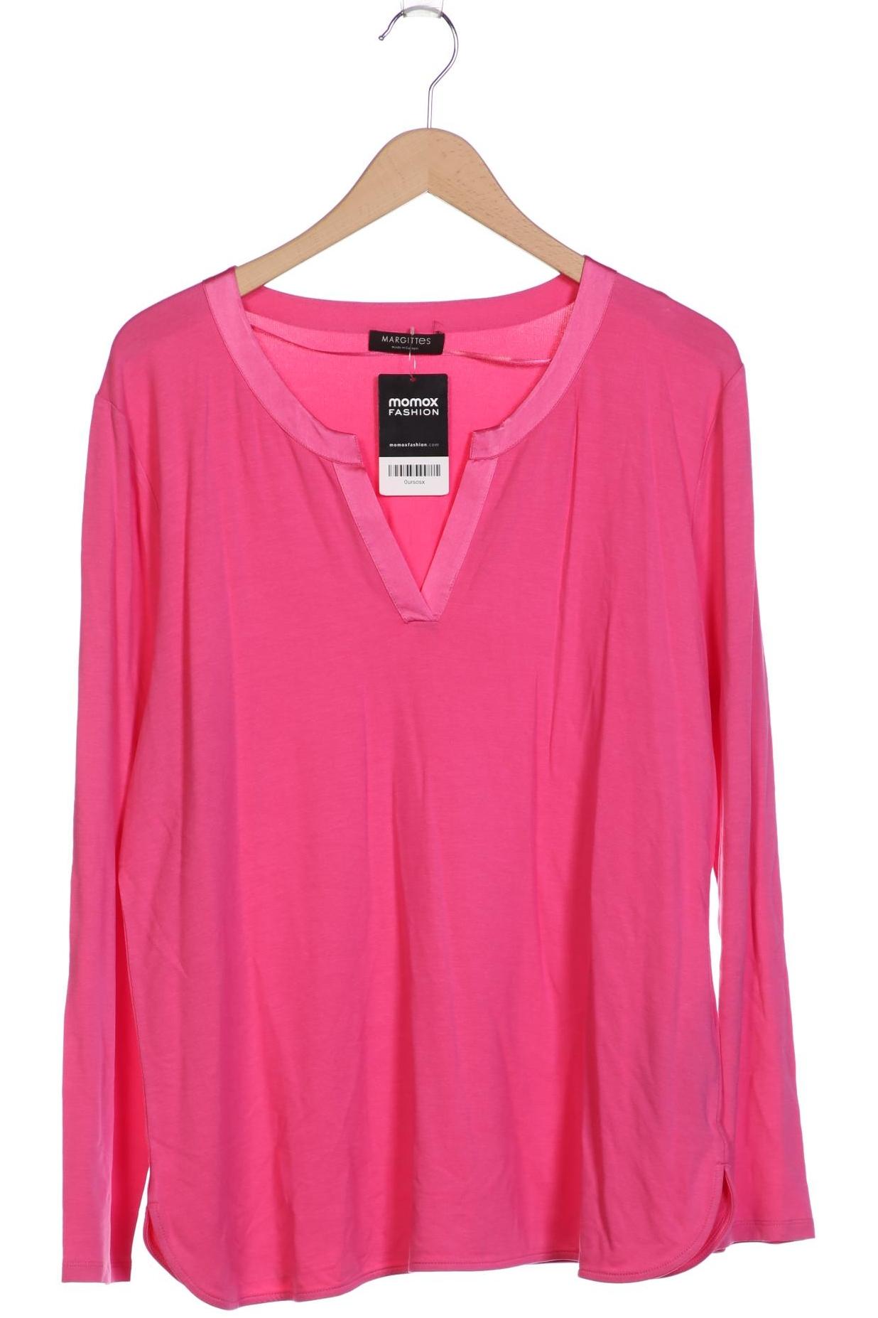 

Margittes Damen Langarmshirt, pink, Gr. 46