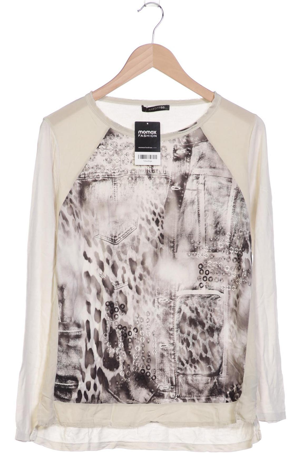 

Margittes Damen Langarmshirt, cremeweiß, Gr. 38