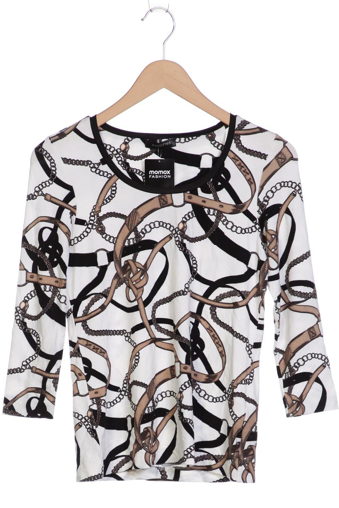 

MARGITTES Damen Langarmshirt, weiß