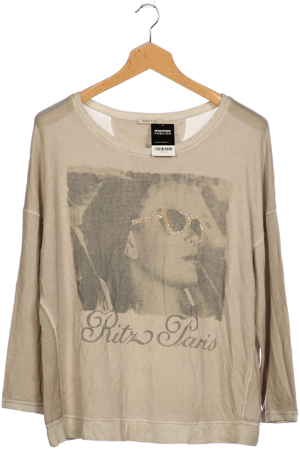 

Margittes Damen Langarmshirt, beige, Gr. 46