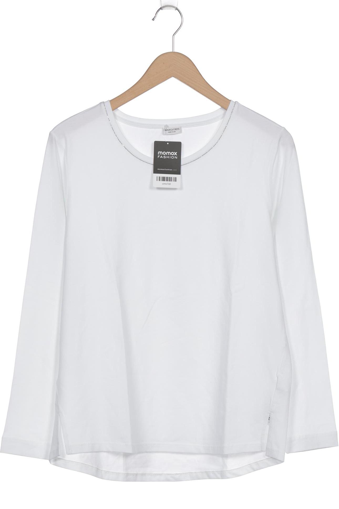 

MARGITTES Damen Langarmshirt, weiß