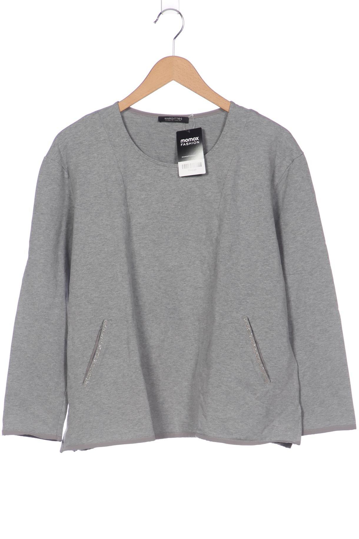 

Margittes Damen Langarmshirt, grau, Gr. 40
