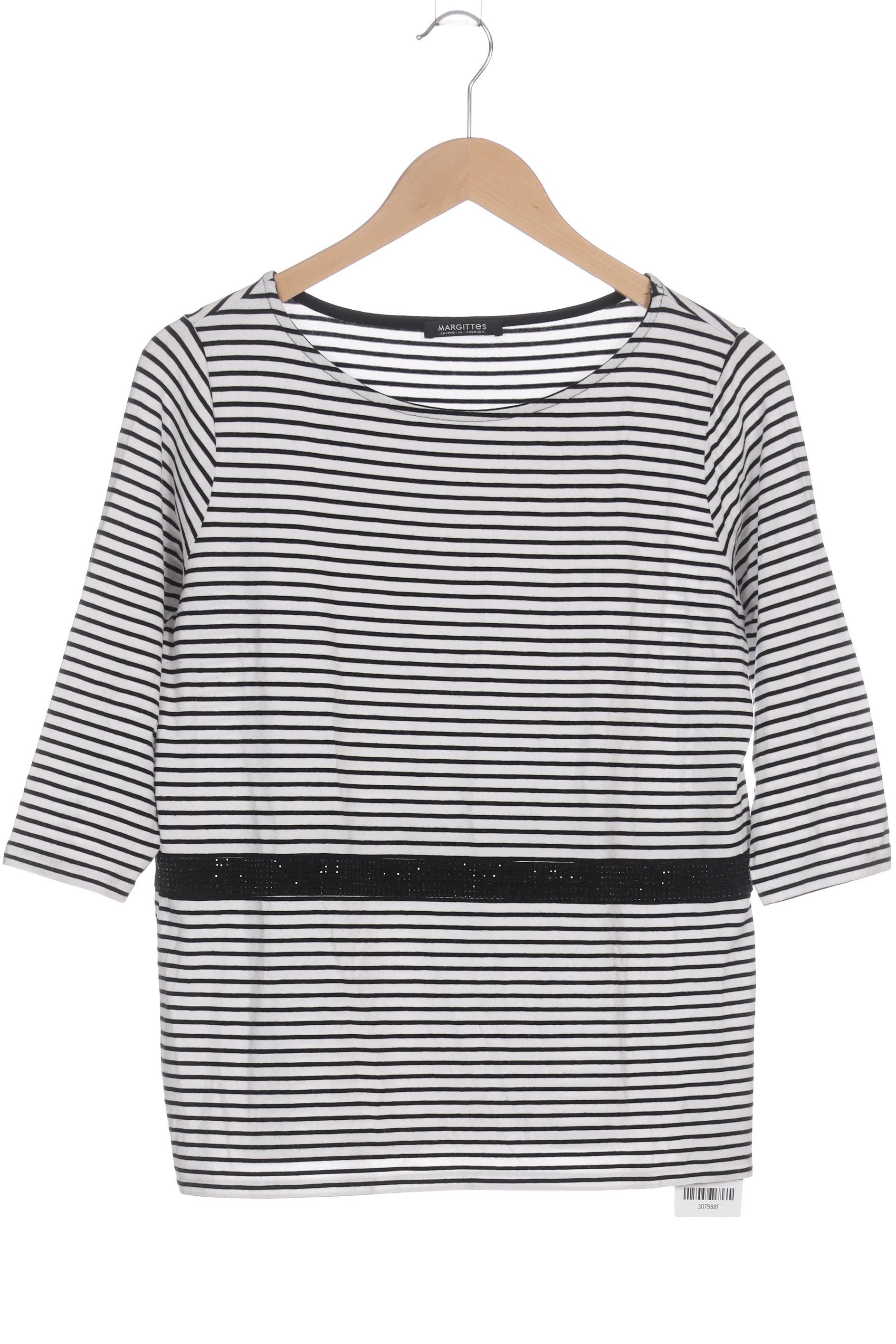 

Margittes Damen Langarmshirt, weiß, Gr. 38