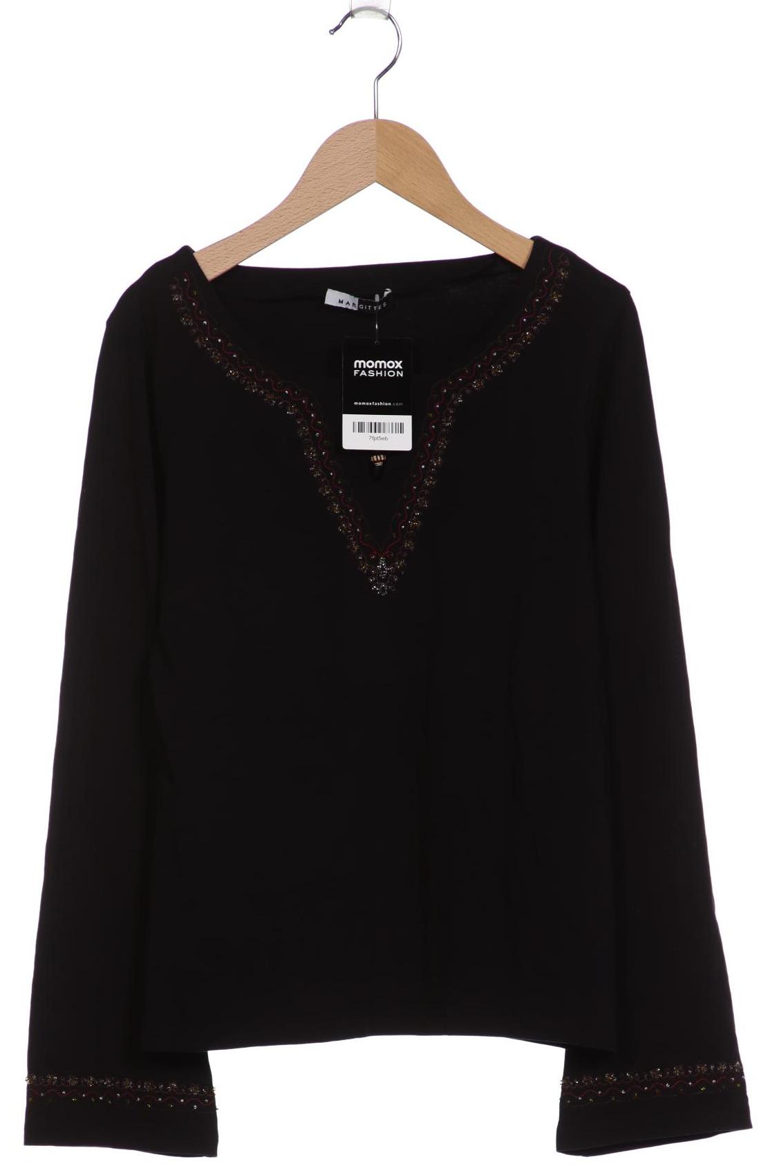 

Margittes Damen Langarmshirt, schwarz, Gr. 36