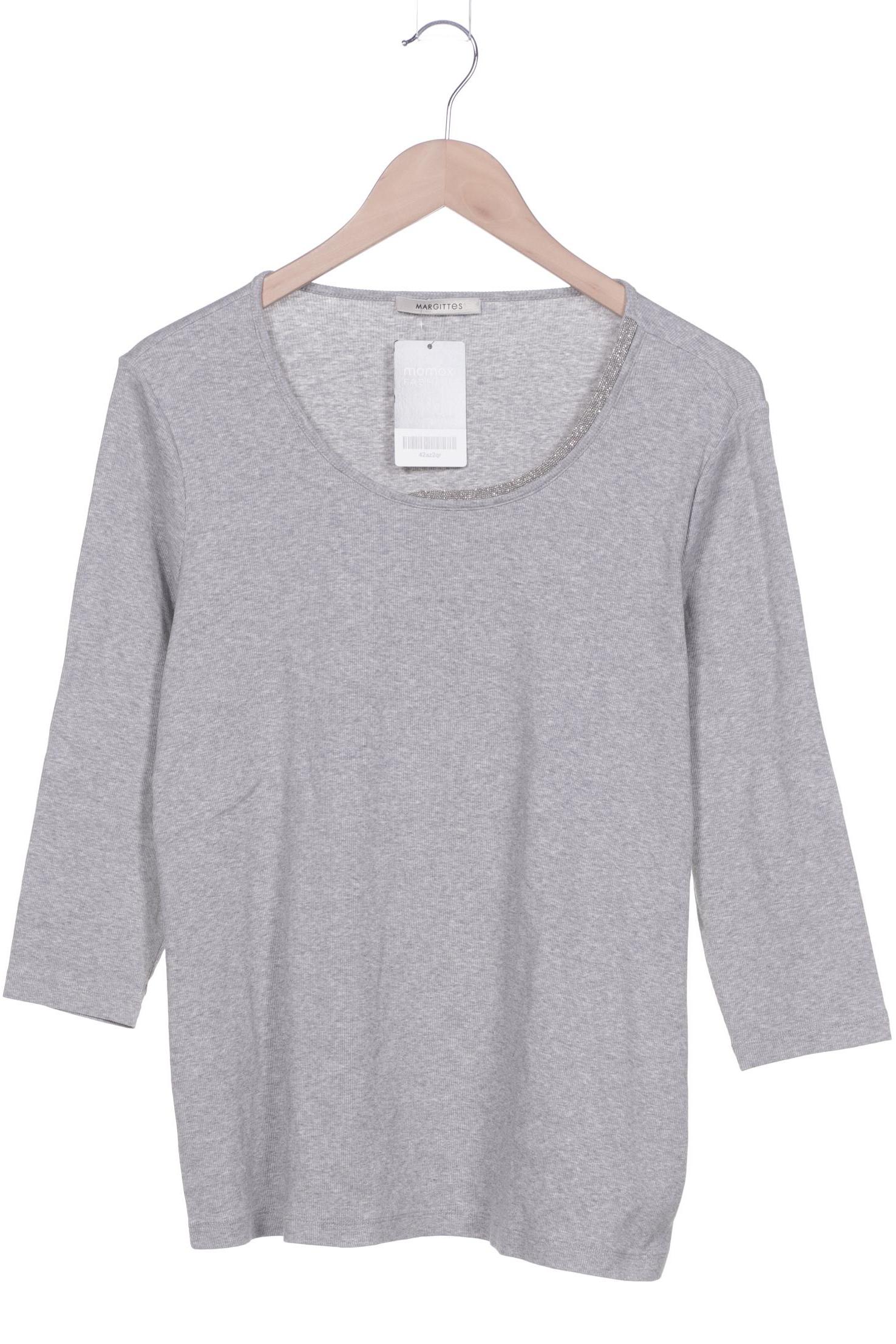 

Margittes Damen Langarmshirt, grau, Gr. 44