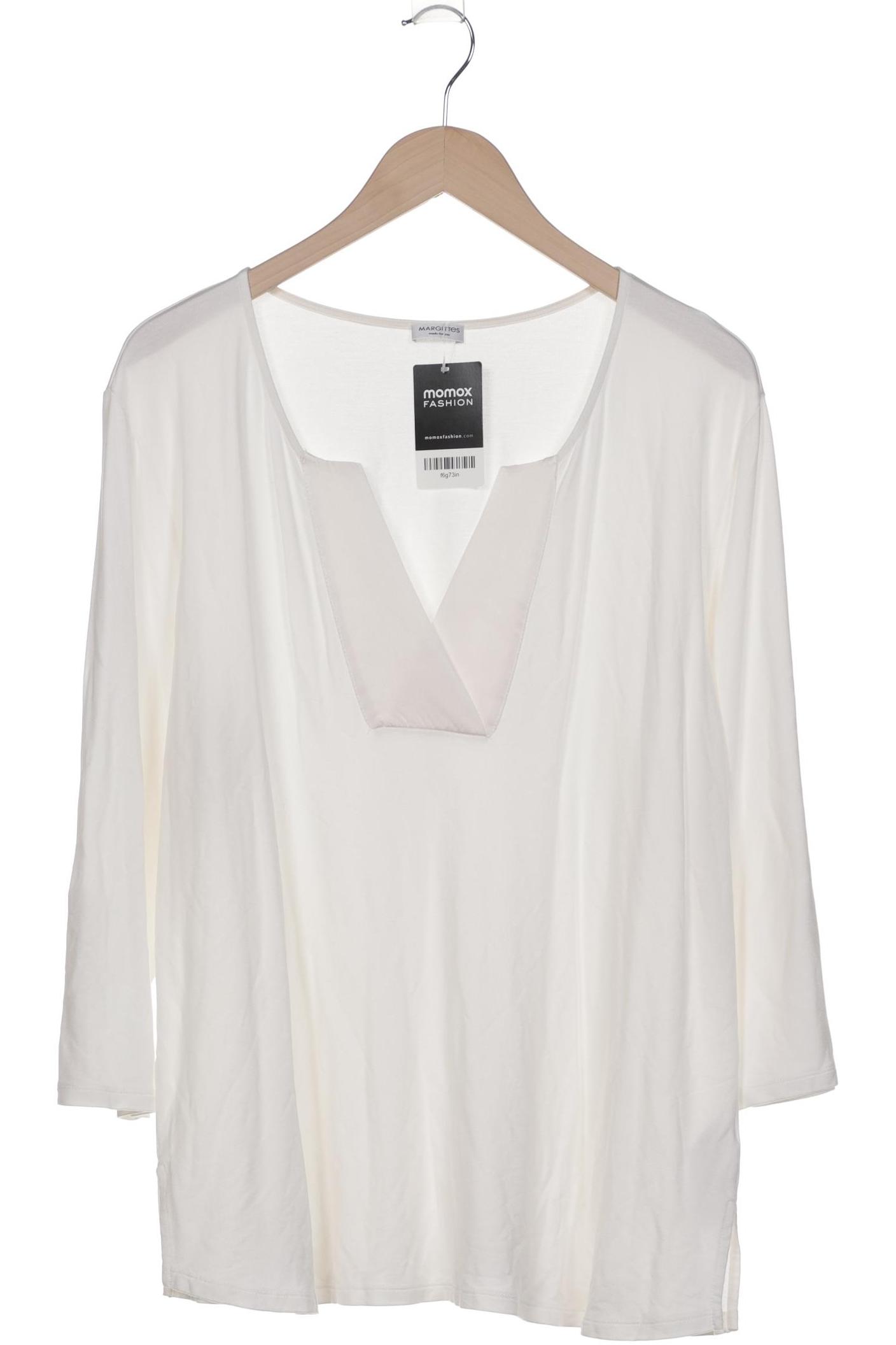 

Margittes Damen Langarmshirt, weiß, Gr. 48