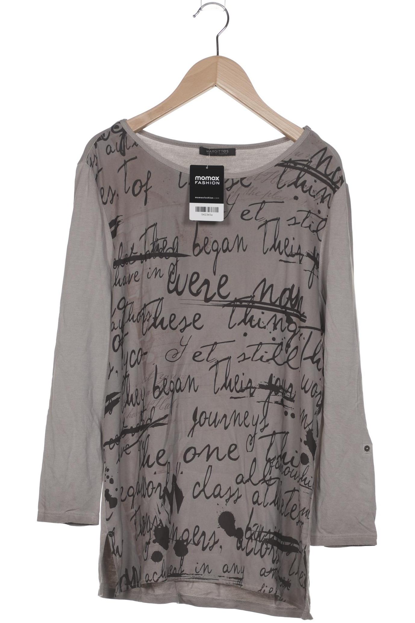 

Margittes Damen Langarmshirt, grau, Gr. 36