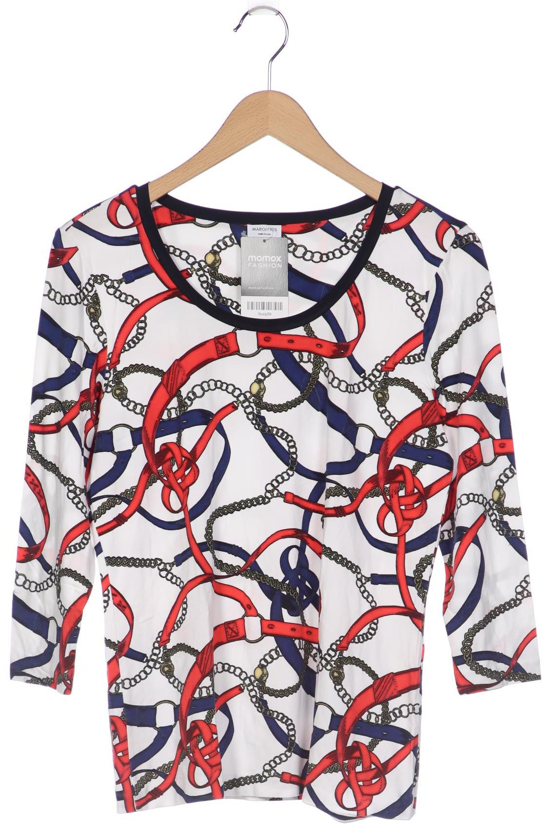 

MARGITTES Damen Langarmshirt, weiß