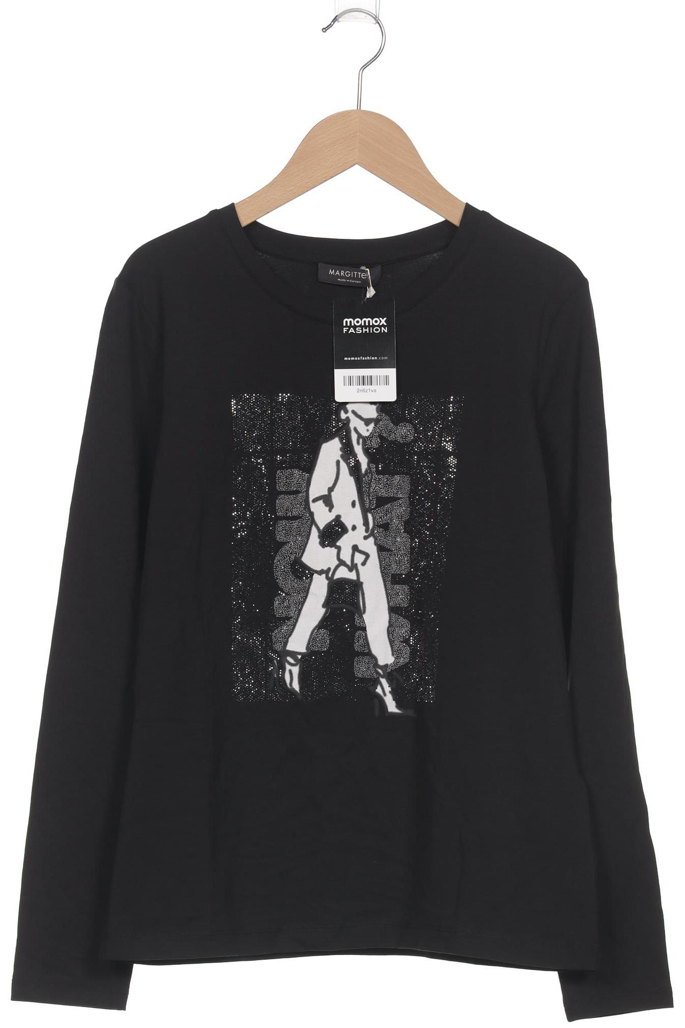 

Margittes Damen Langarmshirt, schwarz, Gr. 36