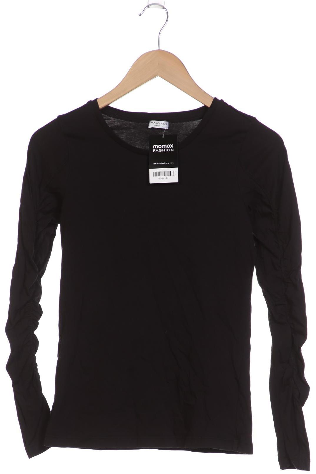 

Margittes Damen Langarmshirt, schwarz, Gr. 34