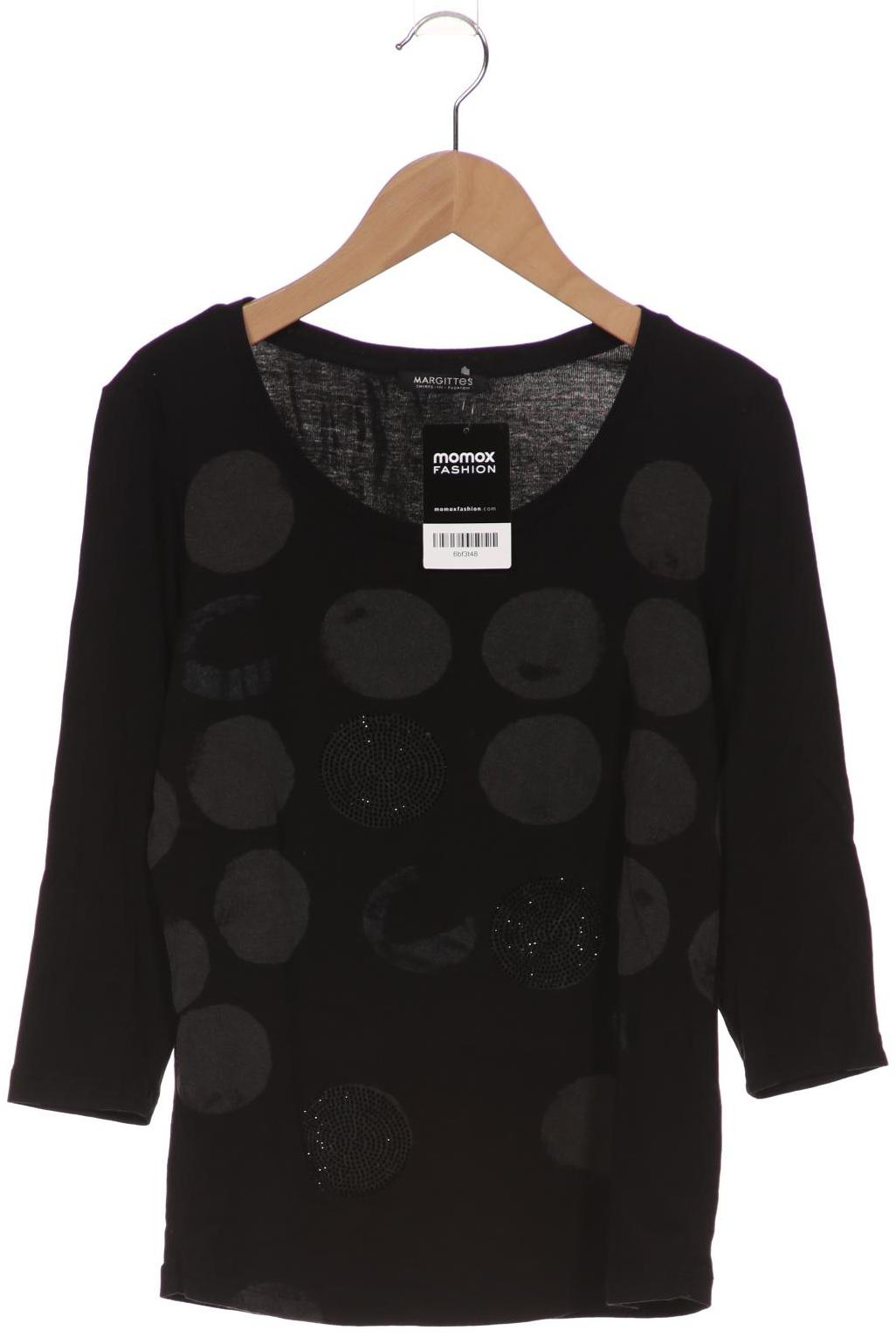 

Margittes Damen Langarmshirt, schwarz, Gr. 38