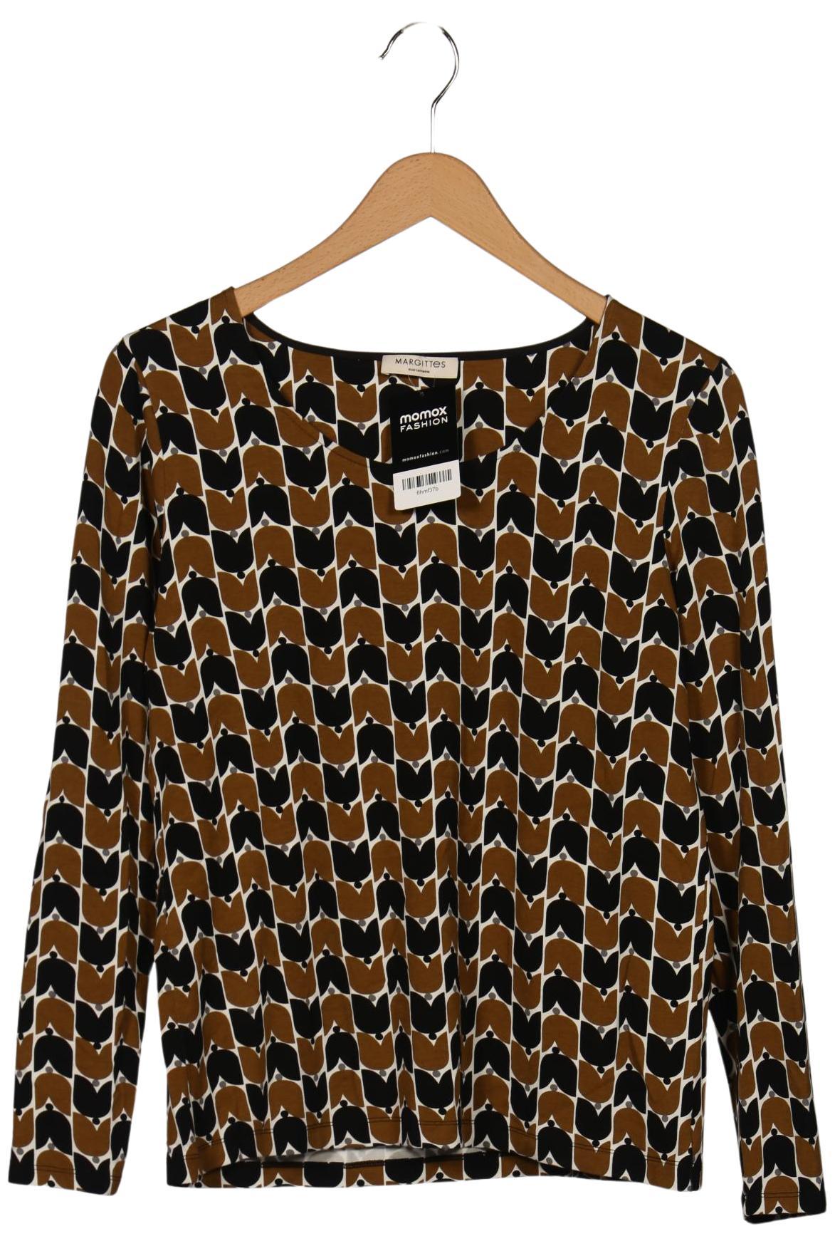 

Margittes Damen Langarmshirt, braun, Gr. 40