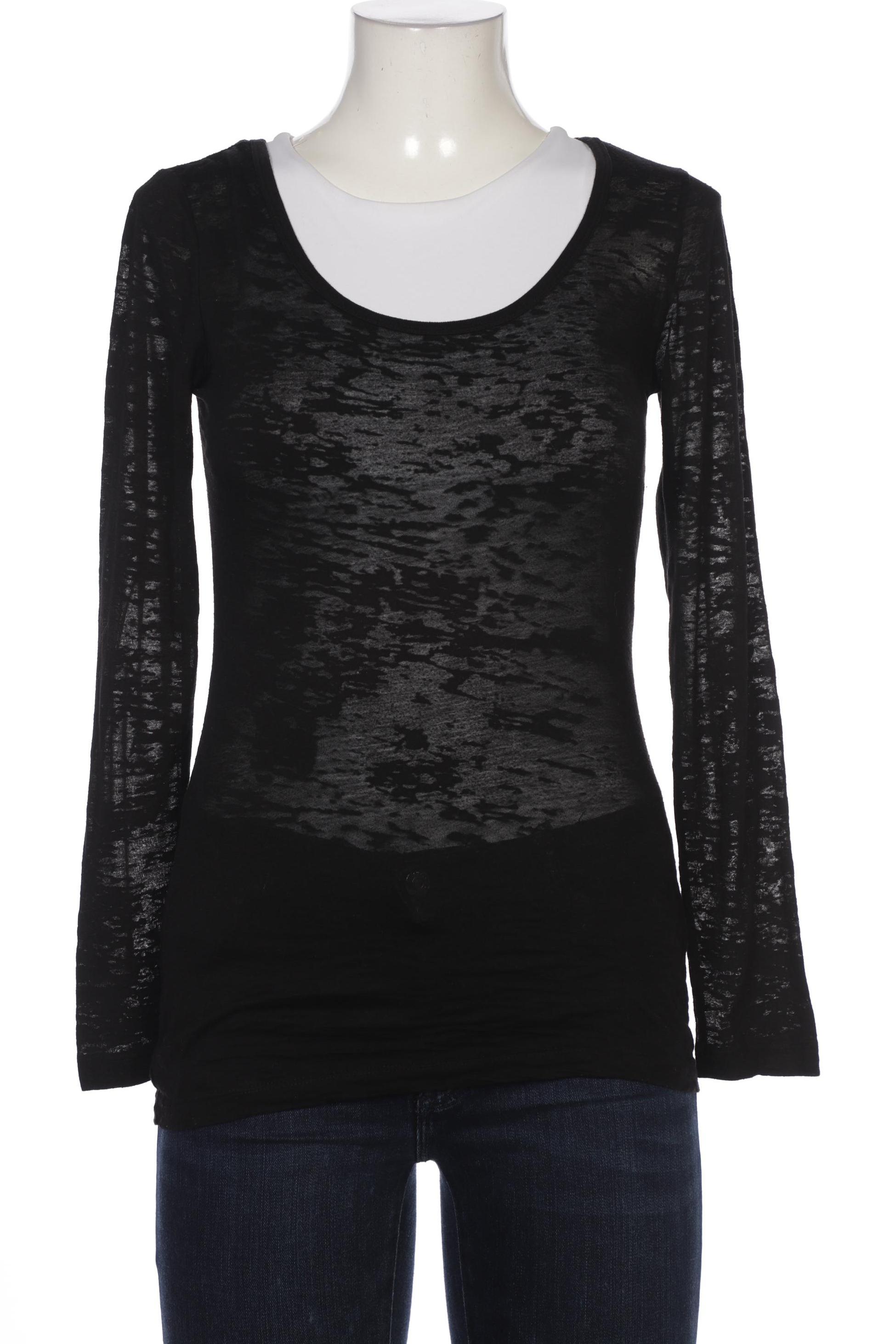 

Margittes Damen Langarmshirt, schwarz, Gr. 38