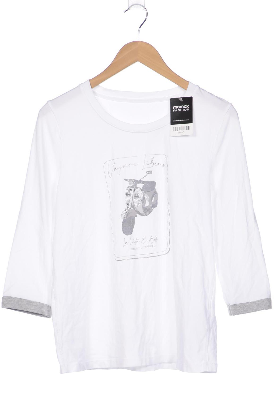 

MARGITTES Damen Langarmshirt, weiß