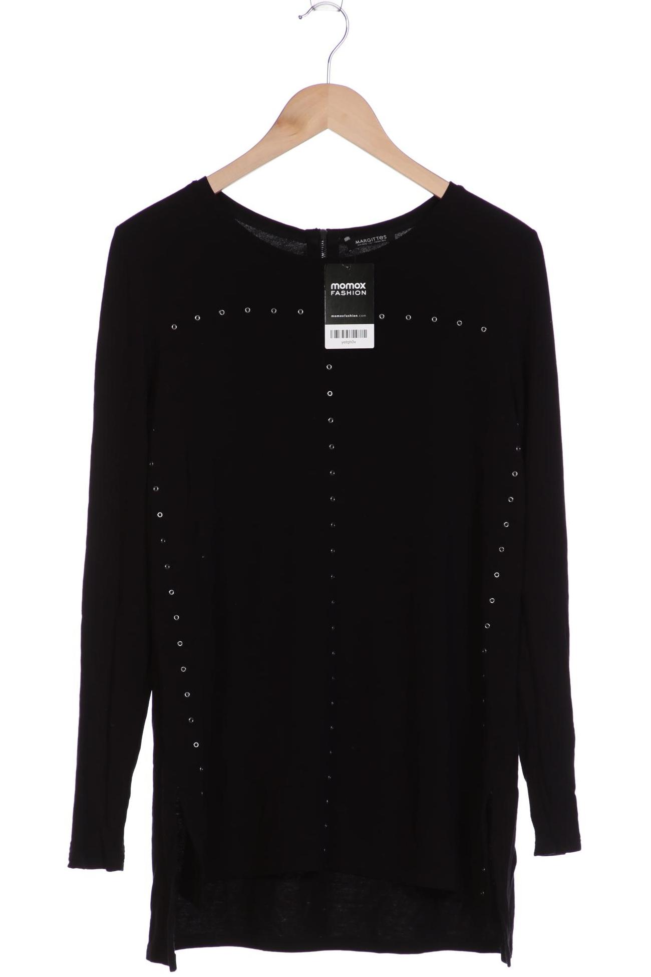 

Margittes Damen Langarmshirt, schwarz, Gr. 38