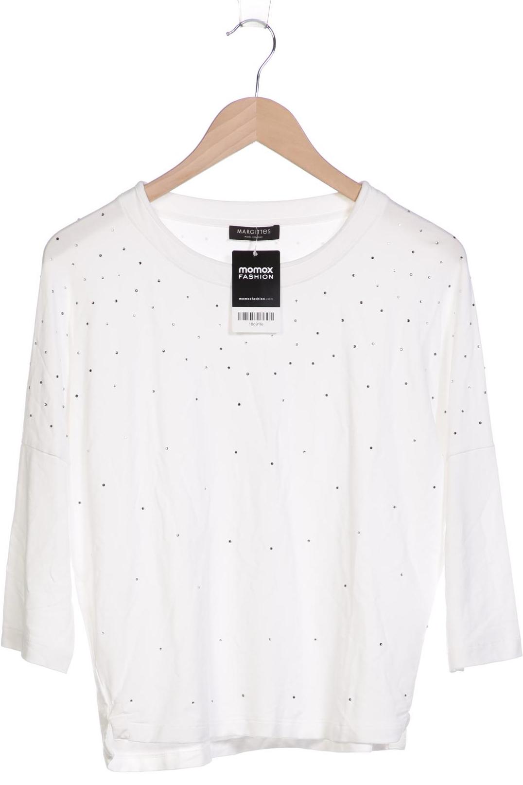 

Margittes Damen Langarmshirt, weiß, Gr. 36