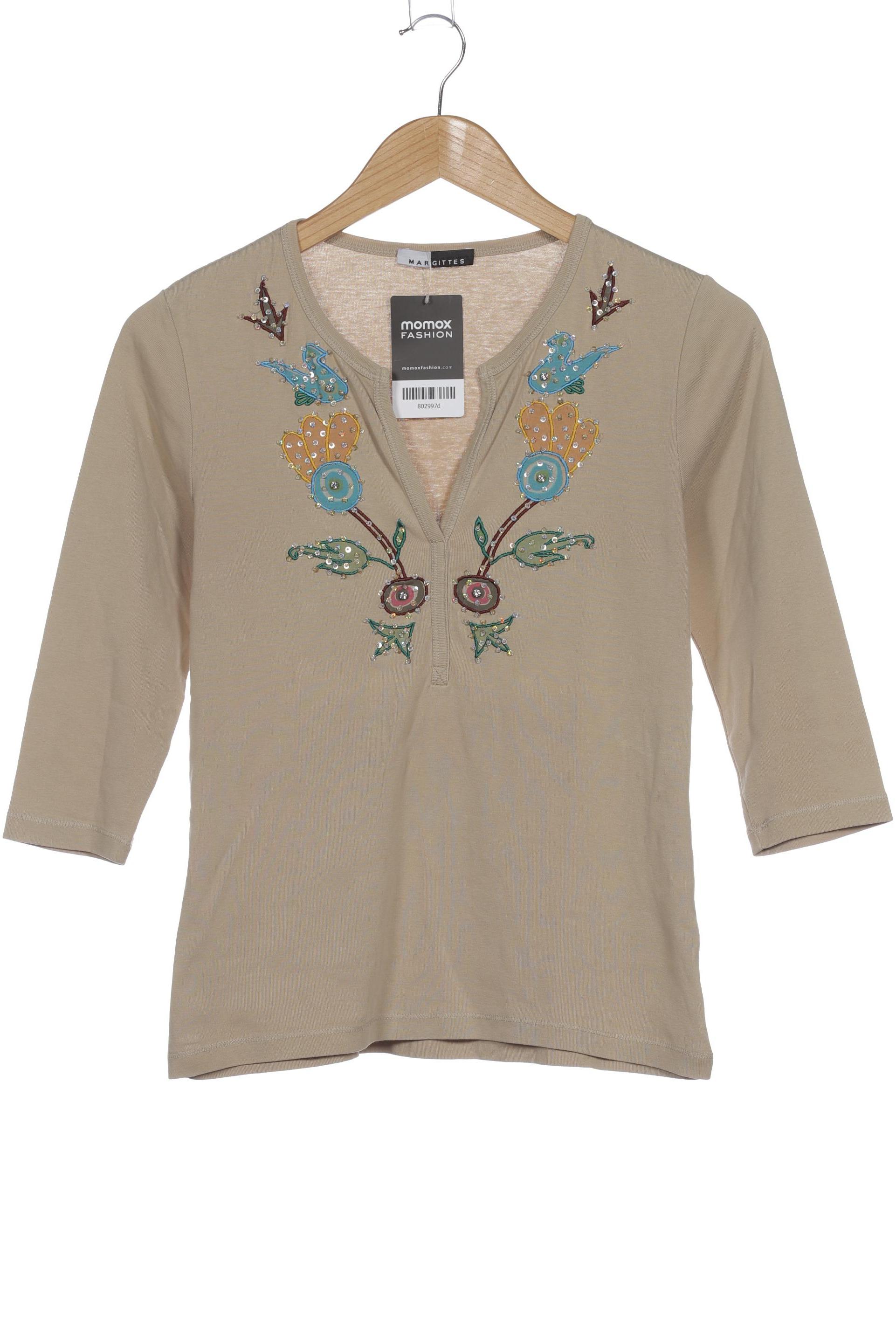 

Margittes Damen Langarmshirt, beige, Gr. 36