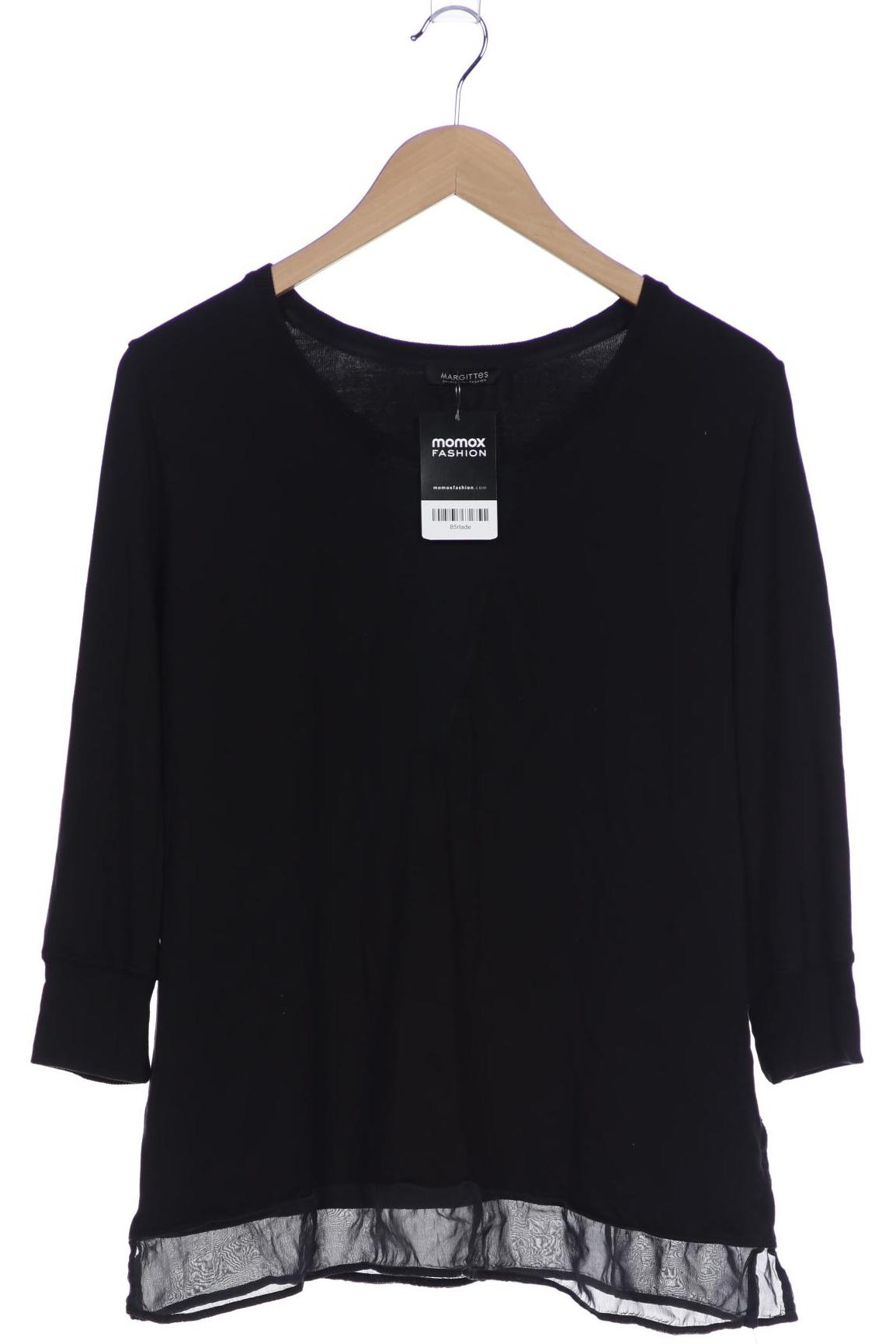 

Margittes Damen Langarmshirt, schwarz, Gr. 44