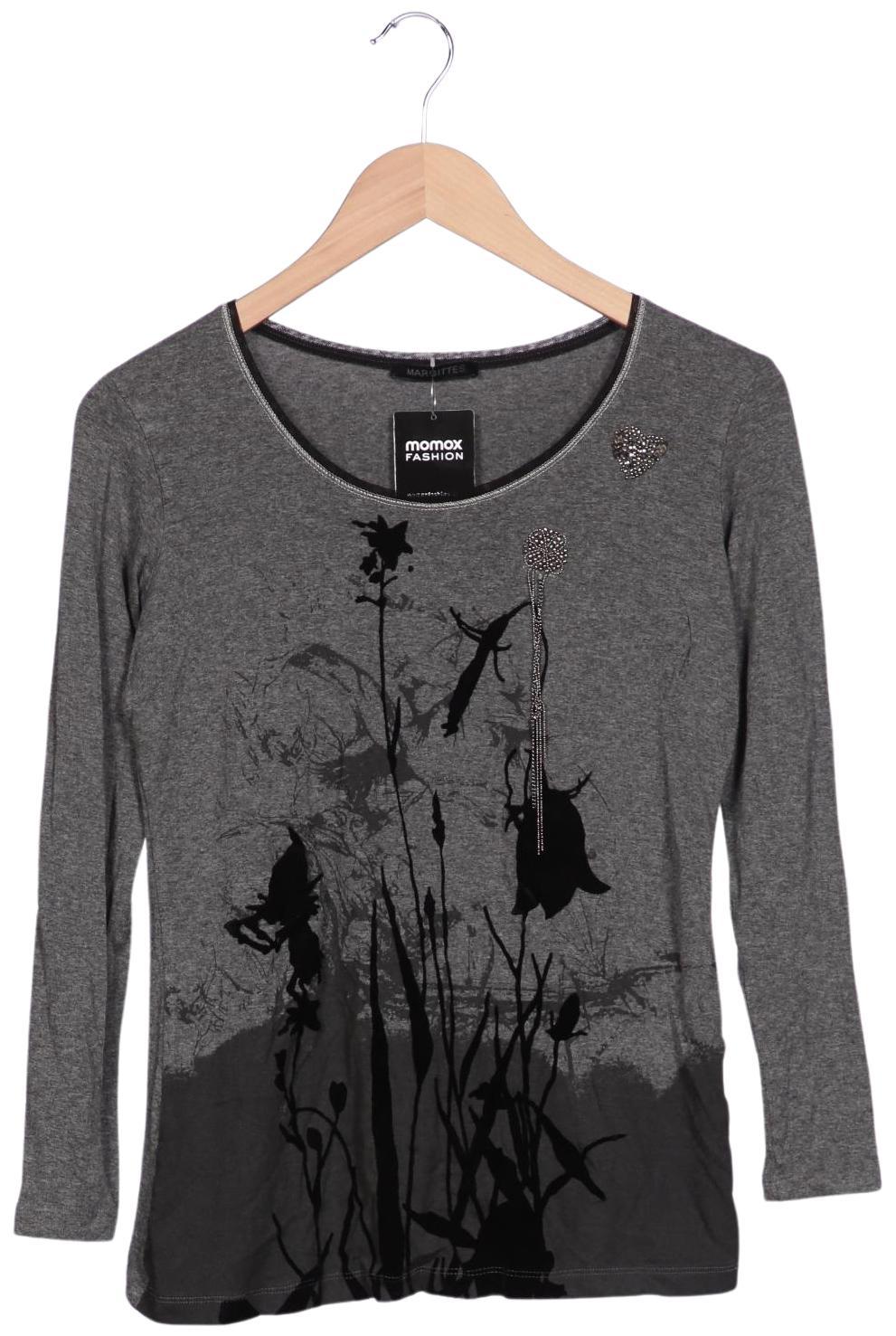 

Margittes Damen Langarmshirt, grau, Gr. 42
