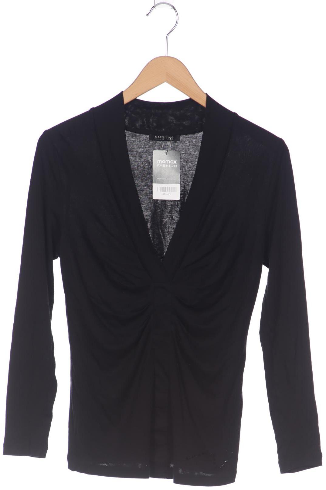 

Margittes Damen Langarmshirt, schwarz, Gr. 40