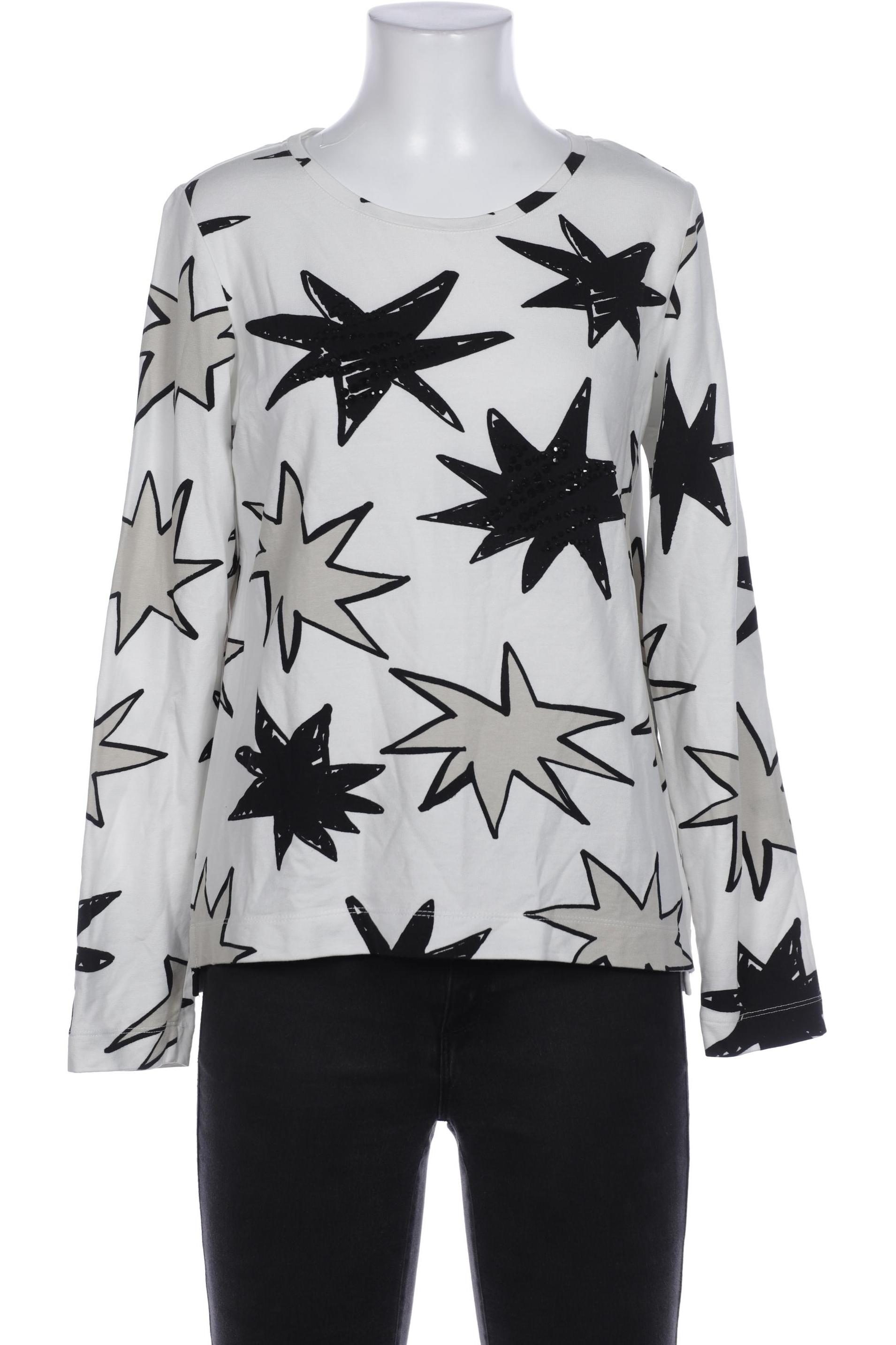 

Margittes Damen Langarmshirt, weiß, Gr. 36