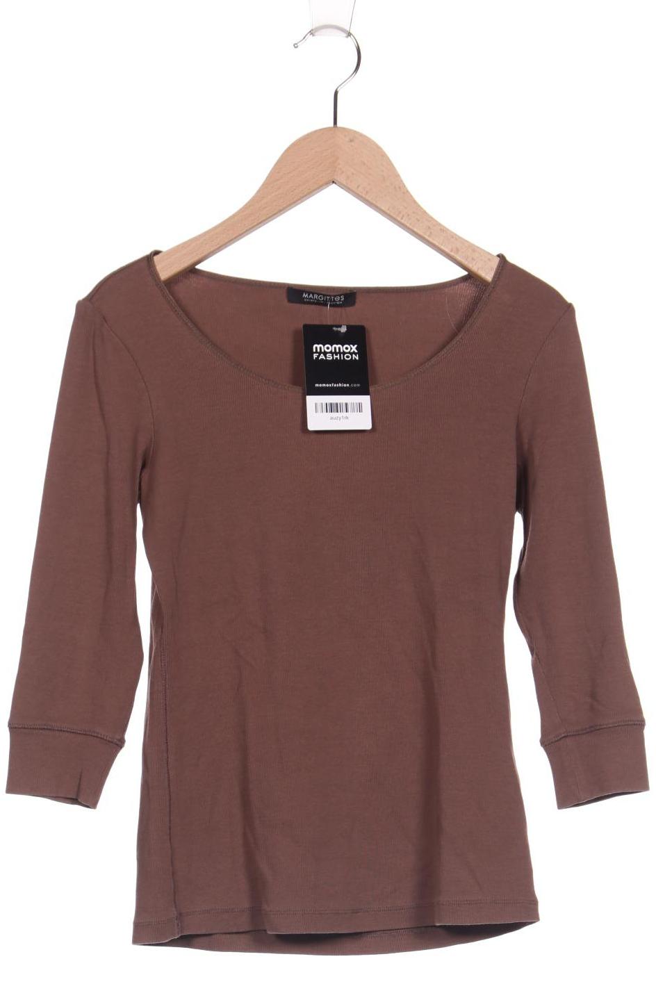 

Margittes Damen Langarmshirt, braun, Gr. 36
