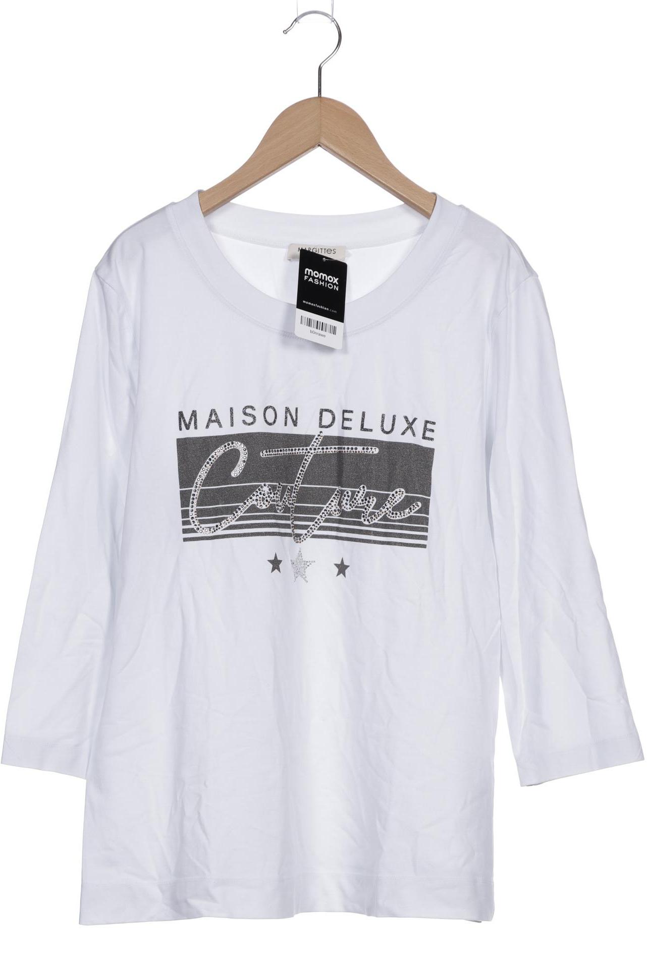 

MARGITTES Damen Langarmshirt, weiß