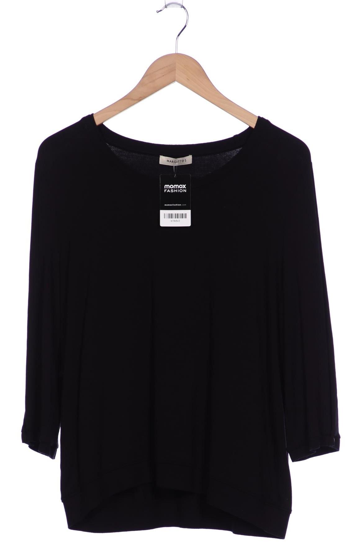 

Margittes Damen Langarmshirt, schwarz, Gr. 46