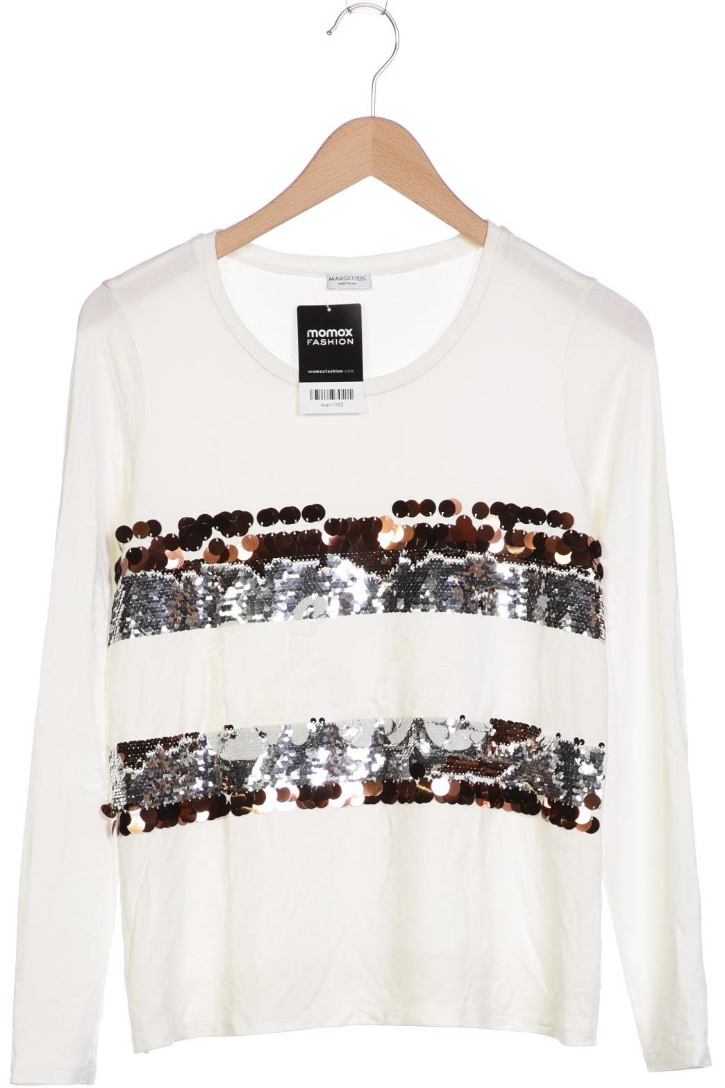 

Margittes Damen Langarmshirt, cremeweiß, Gr. 38