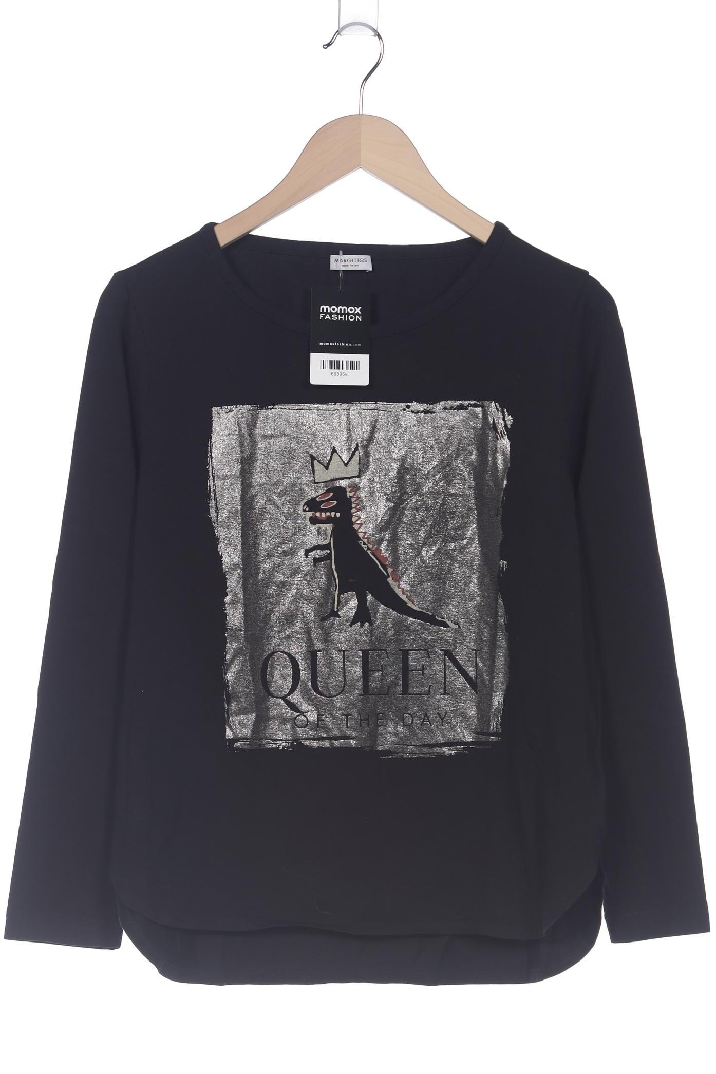 

Margittes Damen Langarmshirt, schwarz, Gr. 38