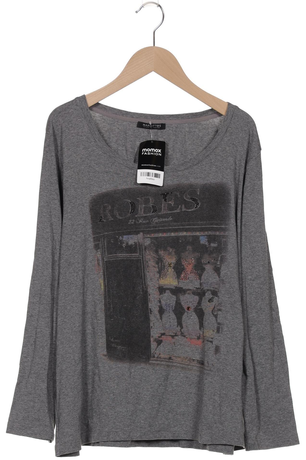 

Margittes Damen Langarmshirt, grau, Gr. 46