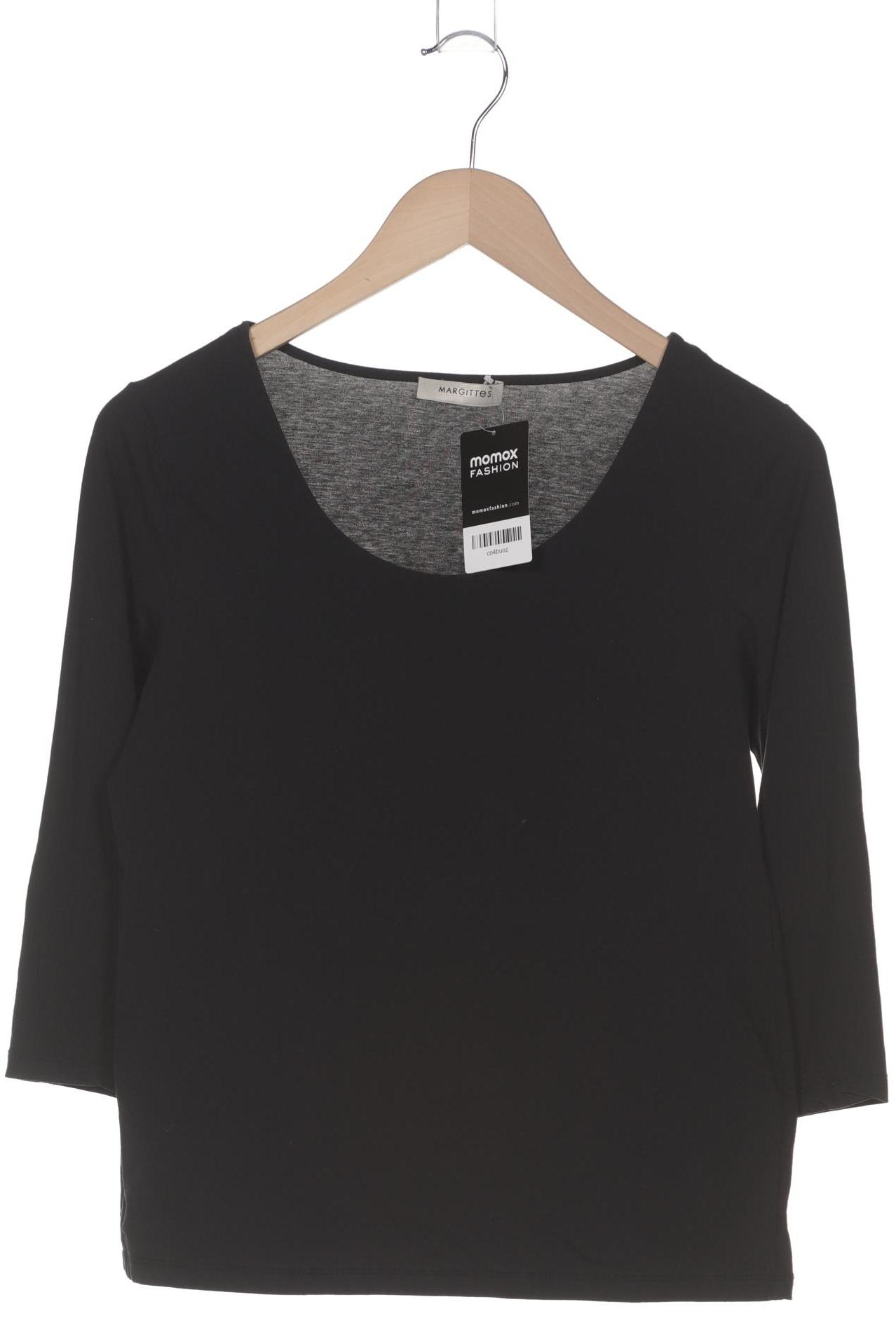 

Margittes Damen Langarmshirt, schwarz, Gr. 38