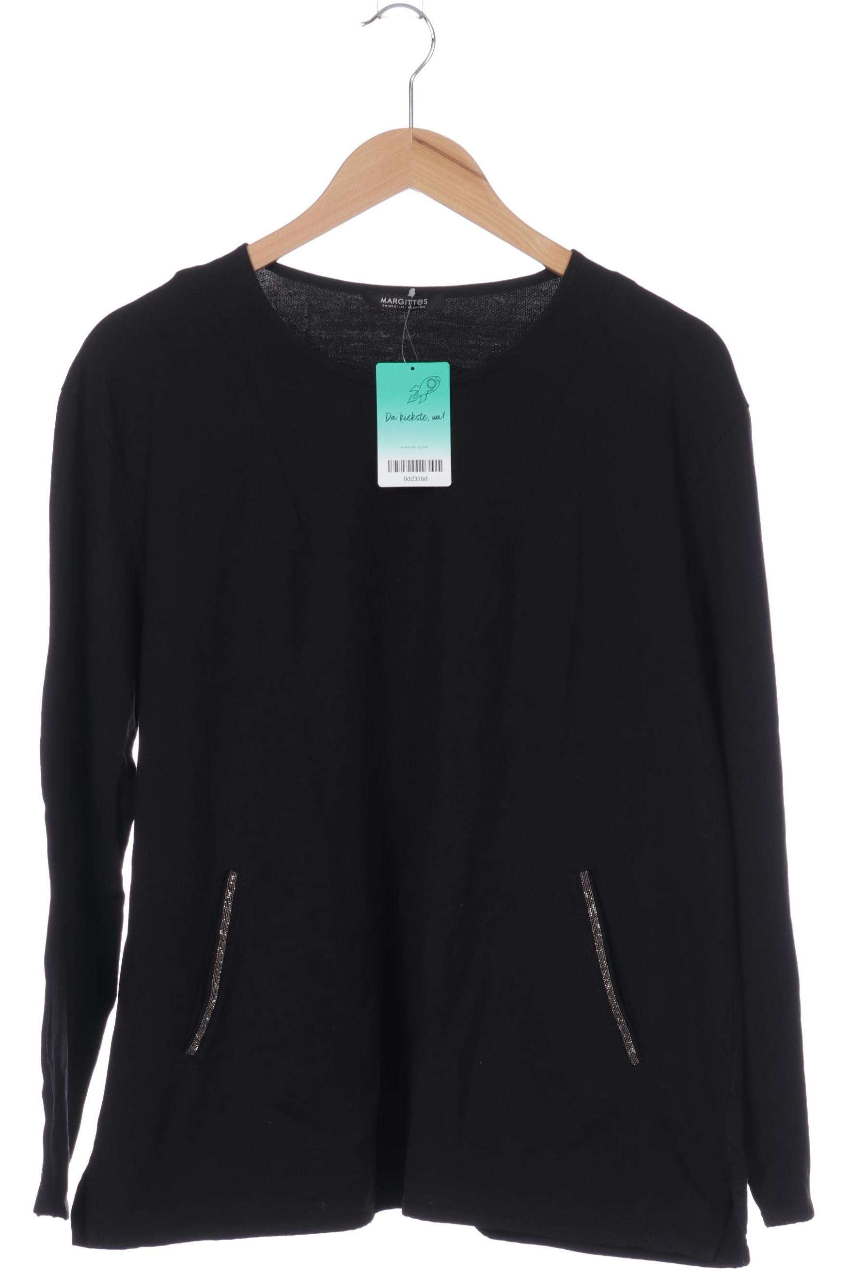 

Margittes Damen Langarmshirt, schwarz, Gr. 40
