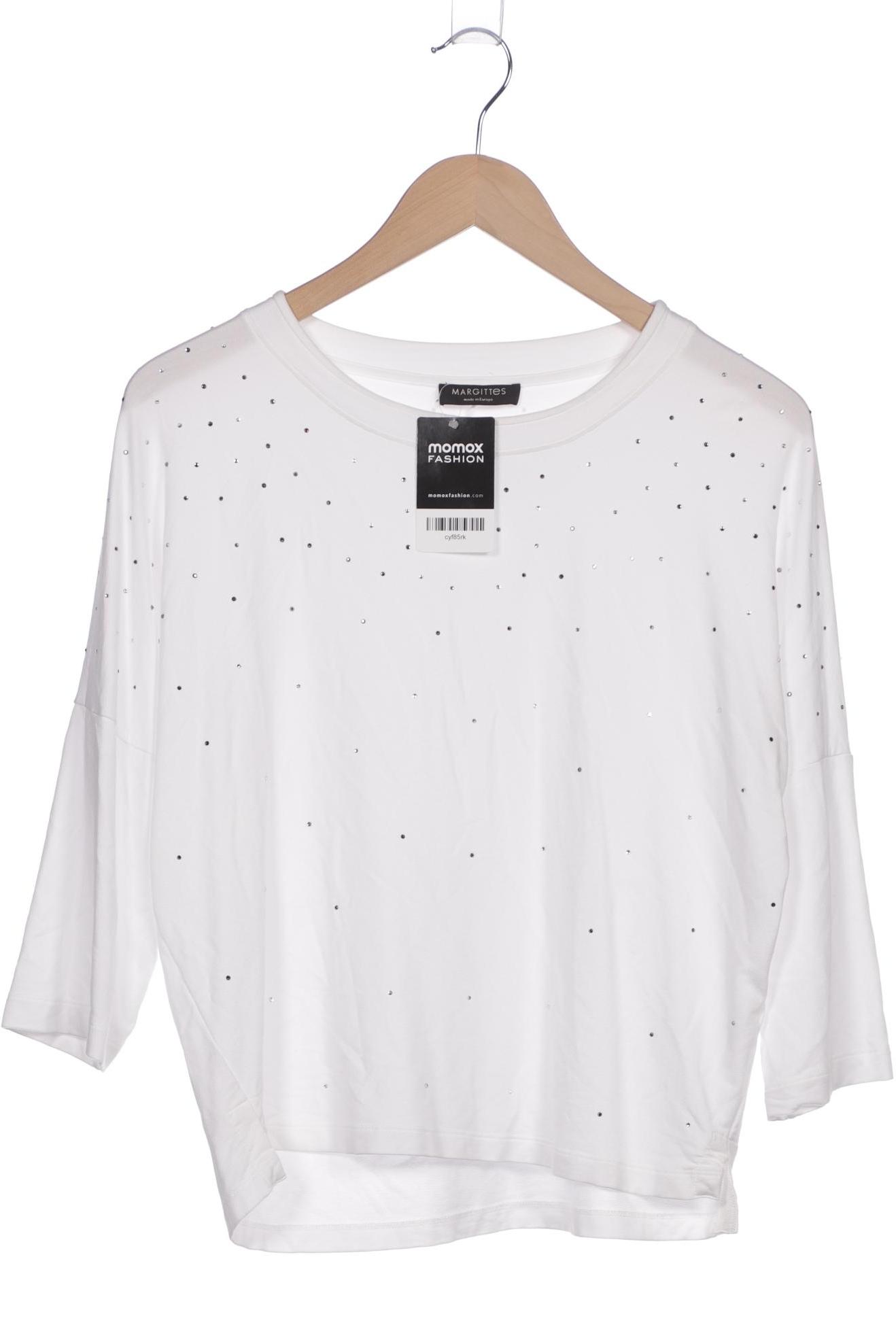 

Margittes Damen Langarmshirt, weiß, Gr. 36