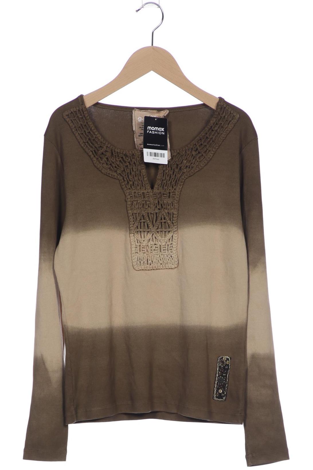 

Margittes Damen Langarmshirt, braun, Gr. 40
