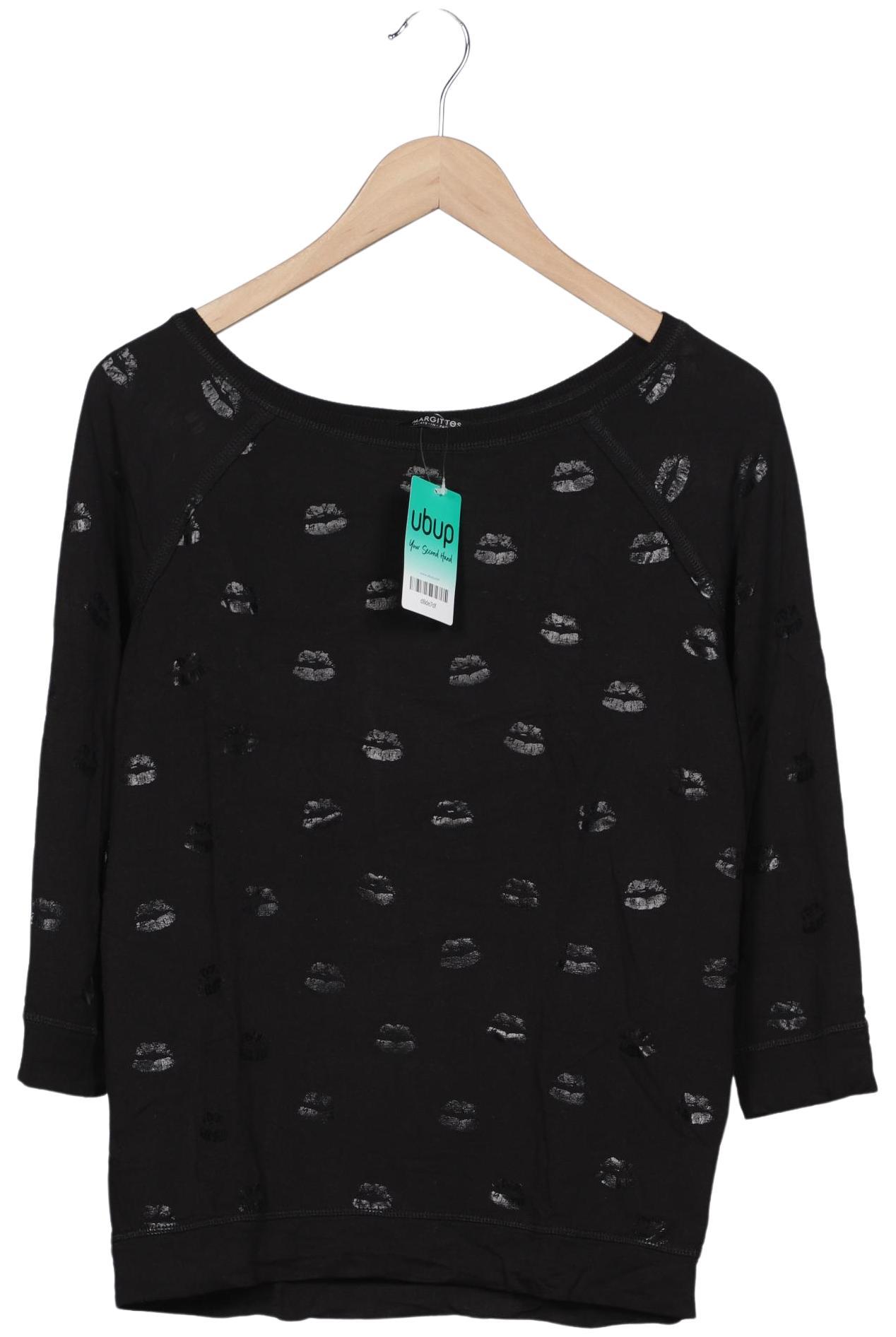 

Margittes Damen Langarmshirt, schwarz, Gr. 36