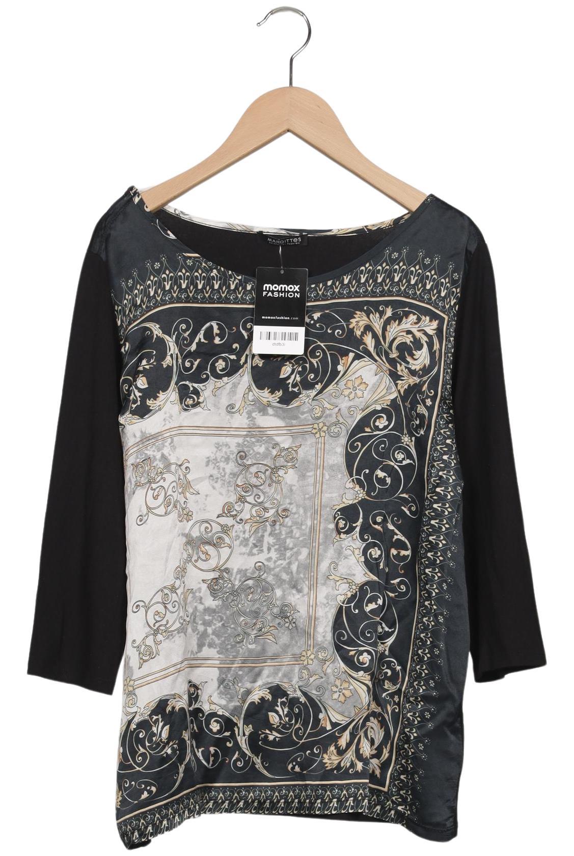 

Margittes Damen Langarmshirt, schwarz, Gr. 42