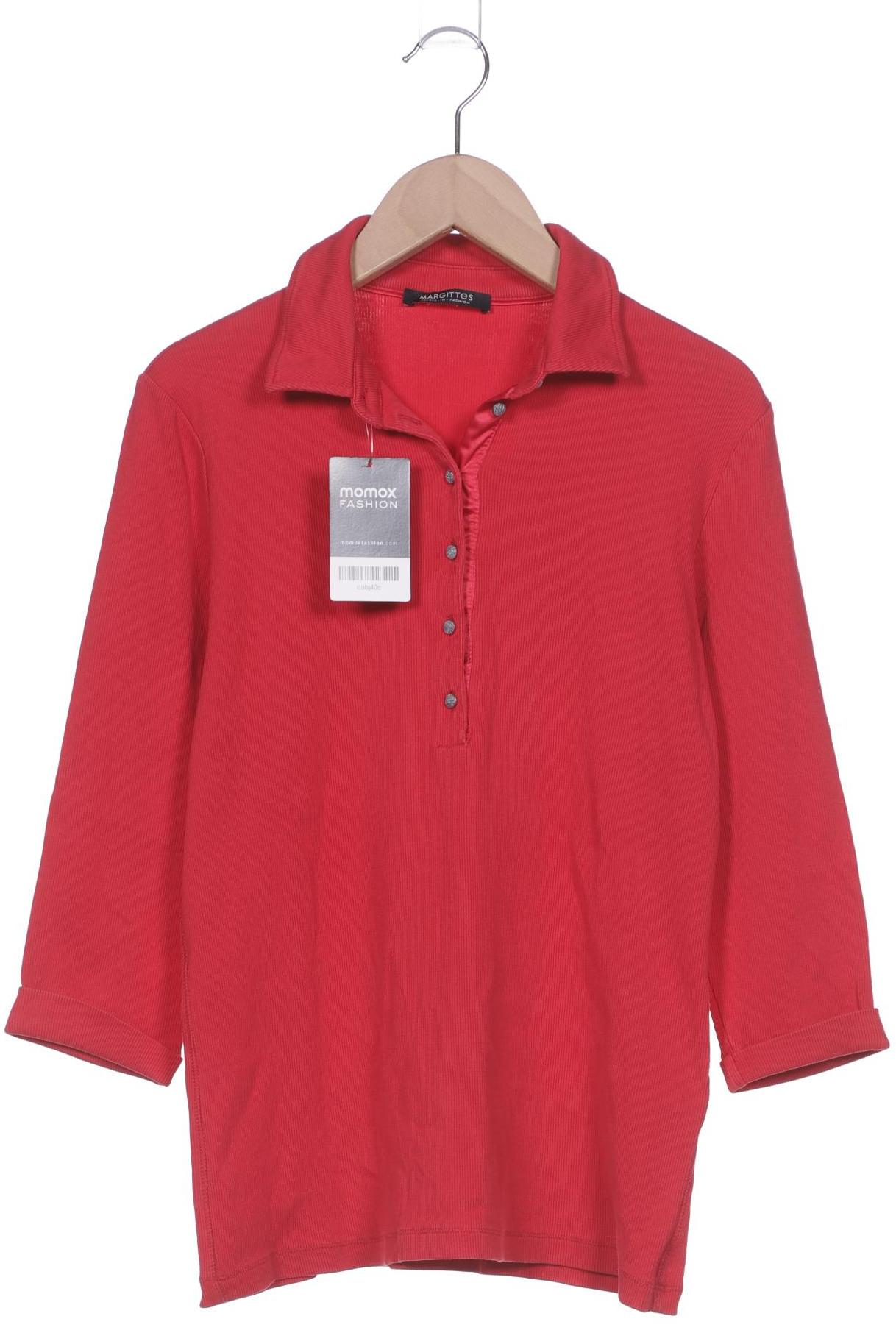 

Margittes Damen Langarmshirt, rot, Gr. 40