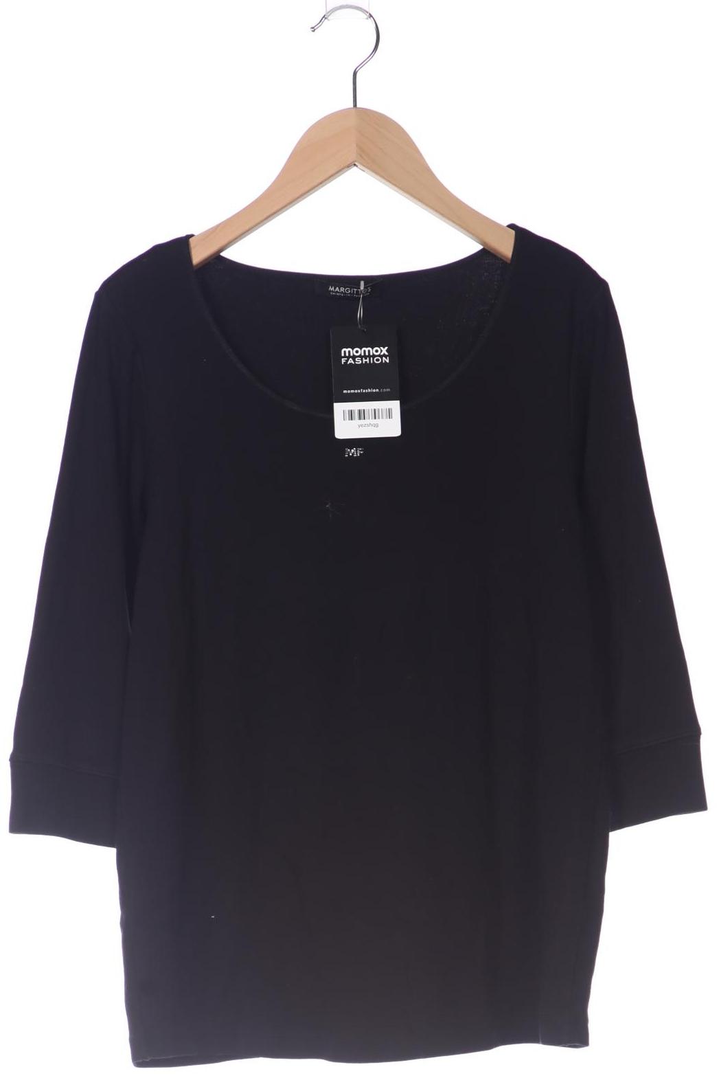 

Margittes Damen Langarmshirt, schwarz, Gr. 44